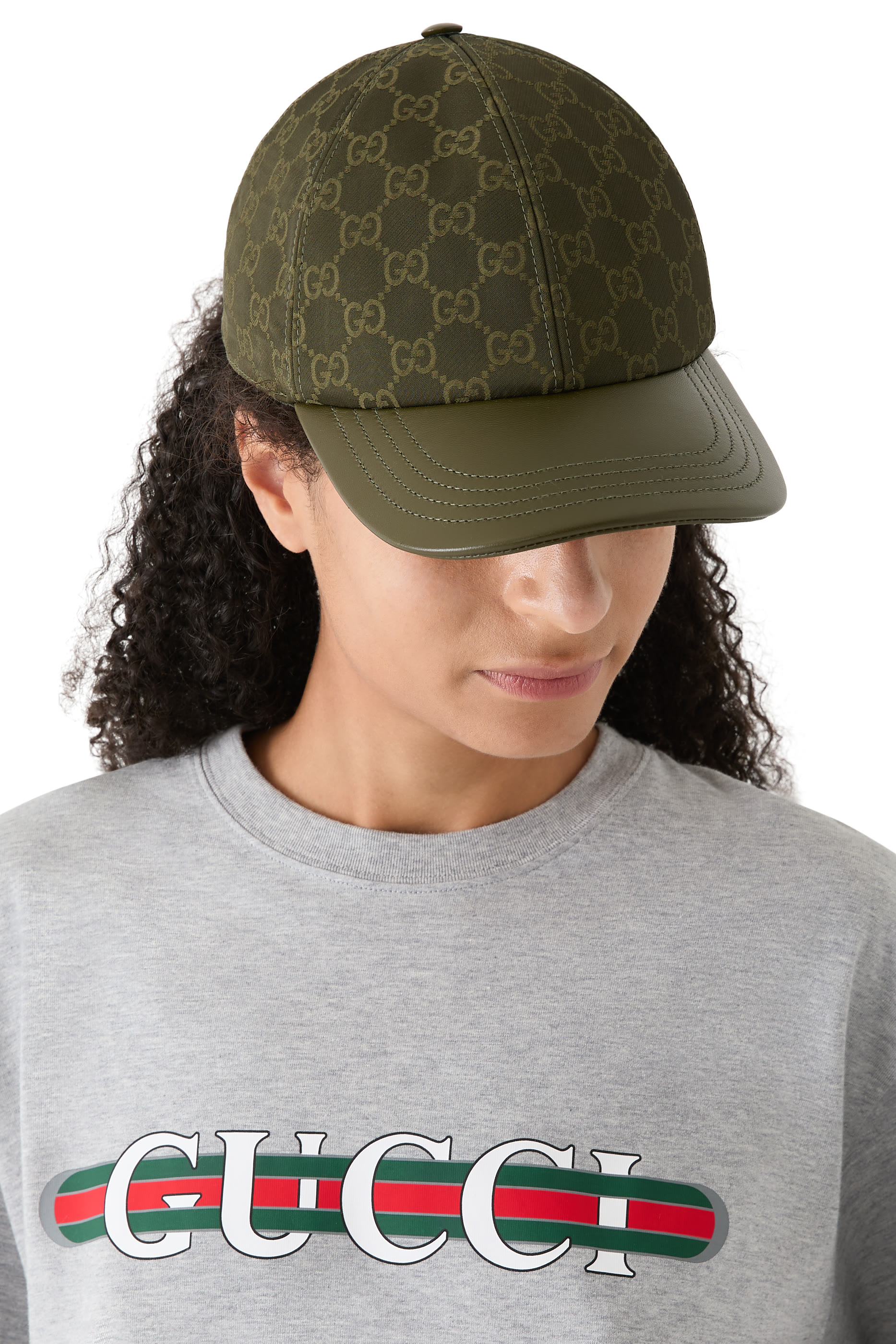 GG Fabric Jacquard Baseball Hat