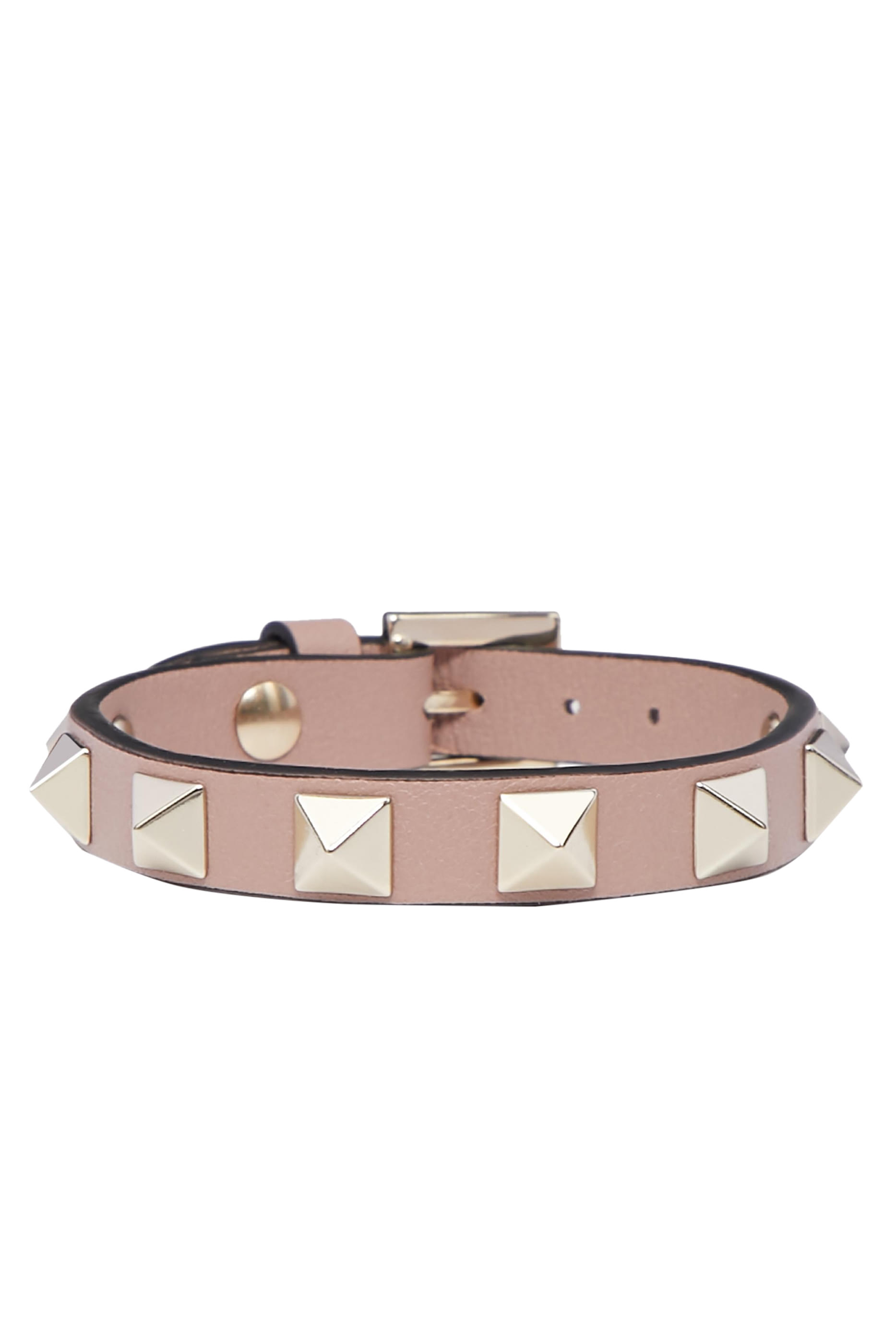Rockstud Small Leather Bracelet