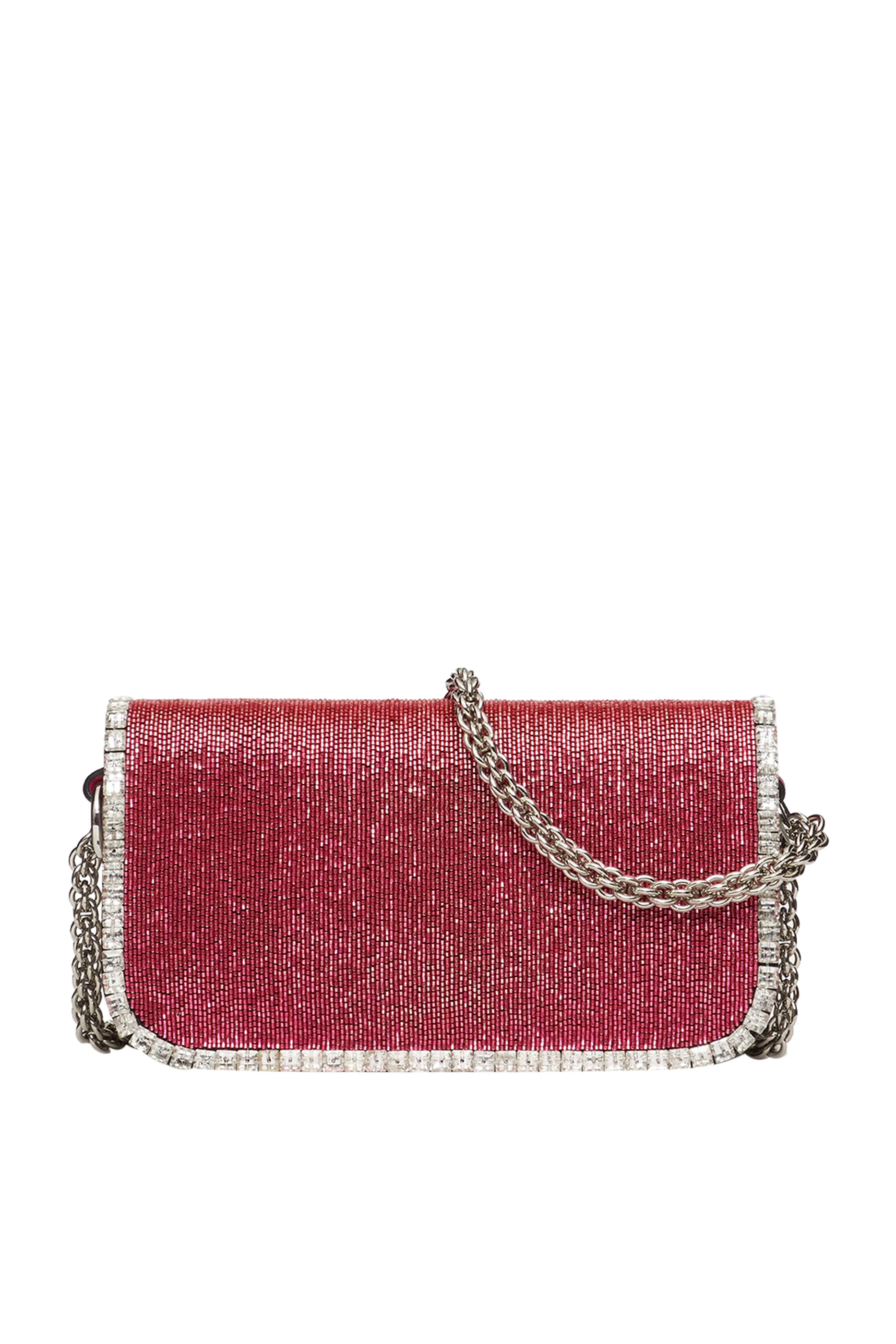  Loc&ograve; Embroidered Crystal Shoulder Bag