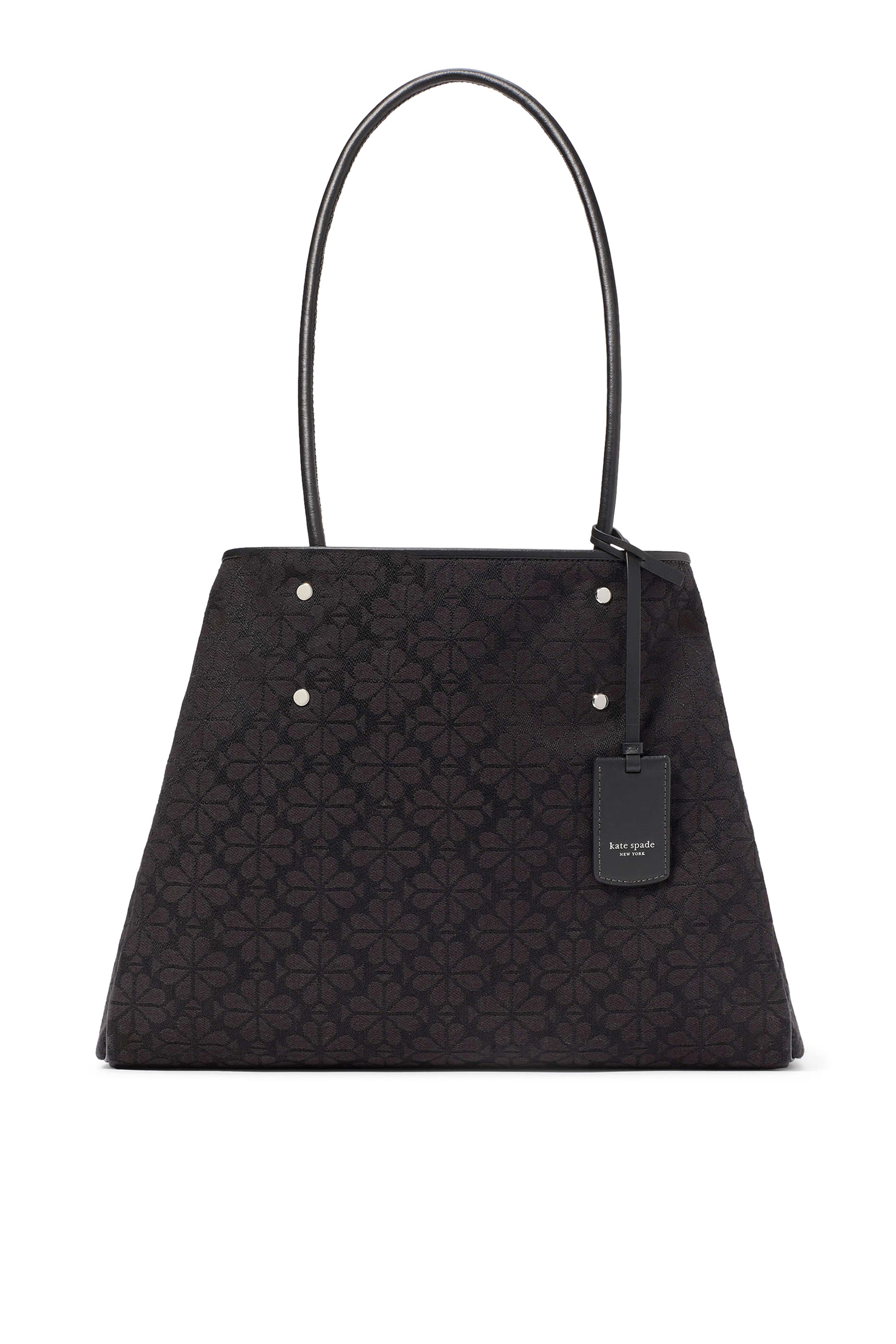 Spade Flower Jacquard Large Everything Tote Bag