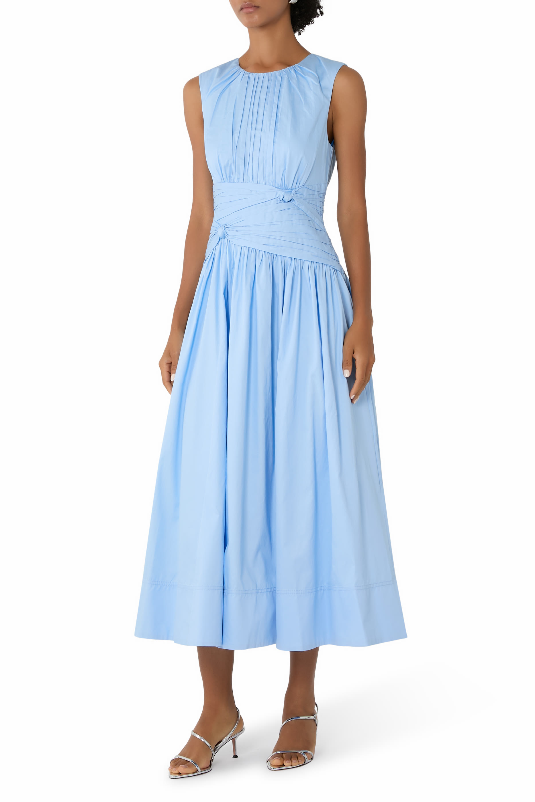 Agatha Knot Waist Midi Dress 