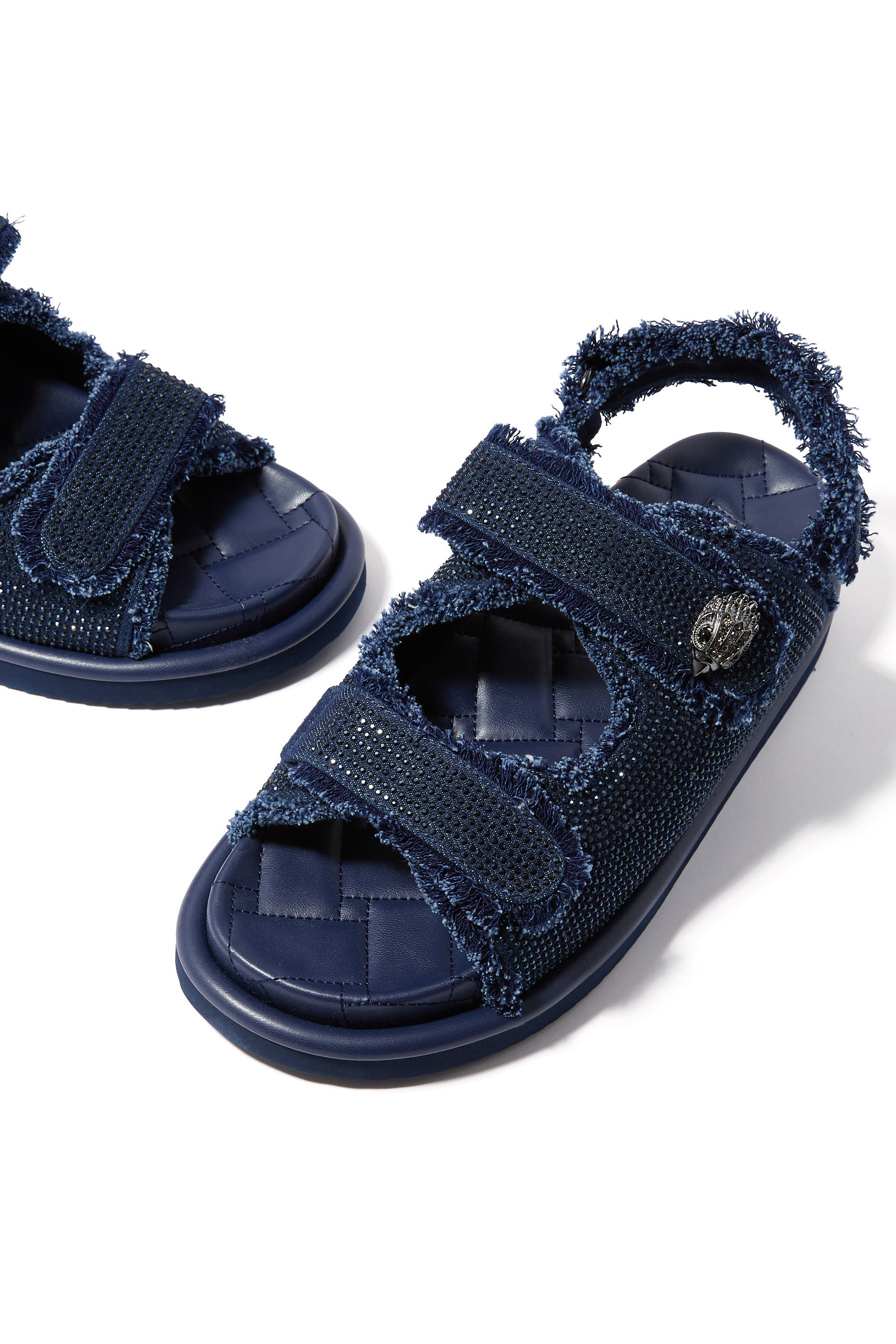 Orson Eagle Quilted Chunky Sandals