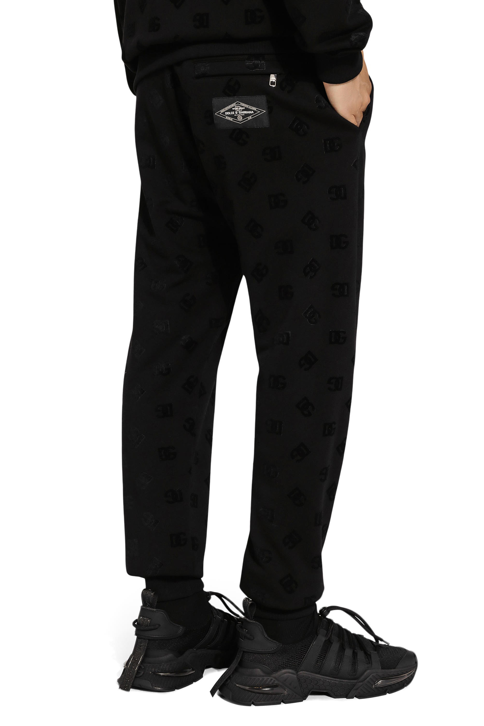 All-Over DG Logo Jersey Jogging Pants