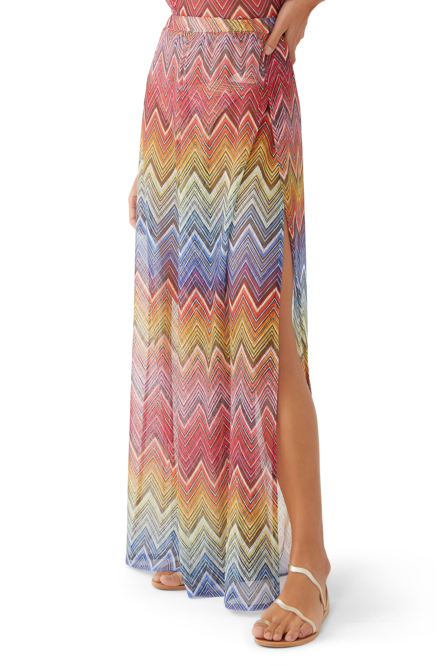 Mare Crochet-Knit Wide-Leg Pants