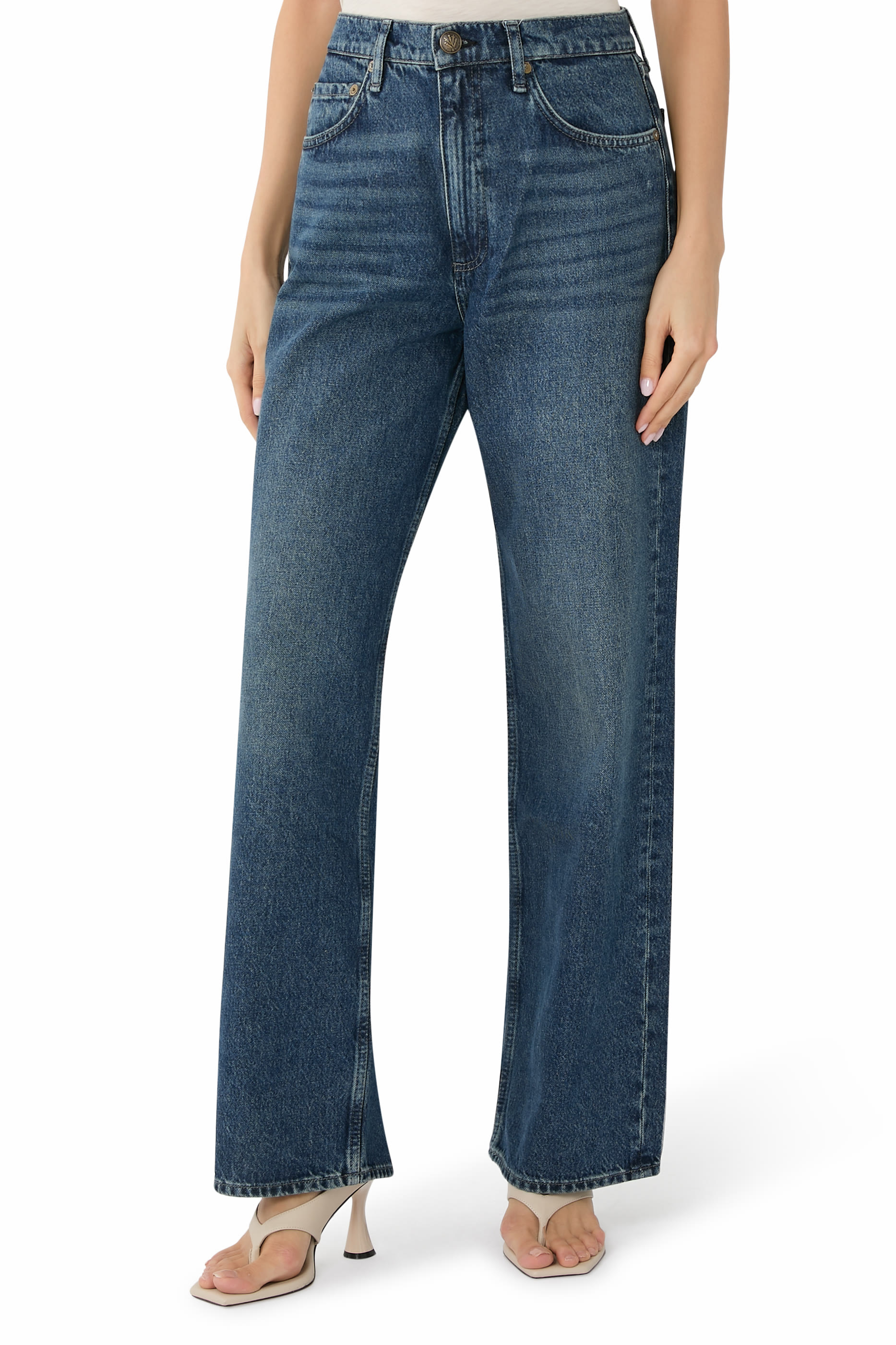 Shea Relaxed Straight Jeans
