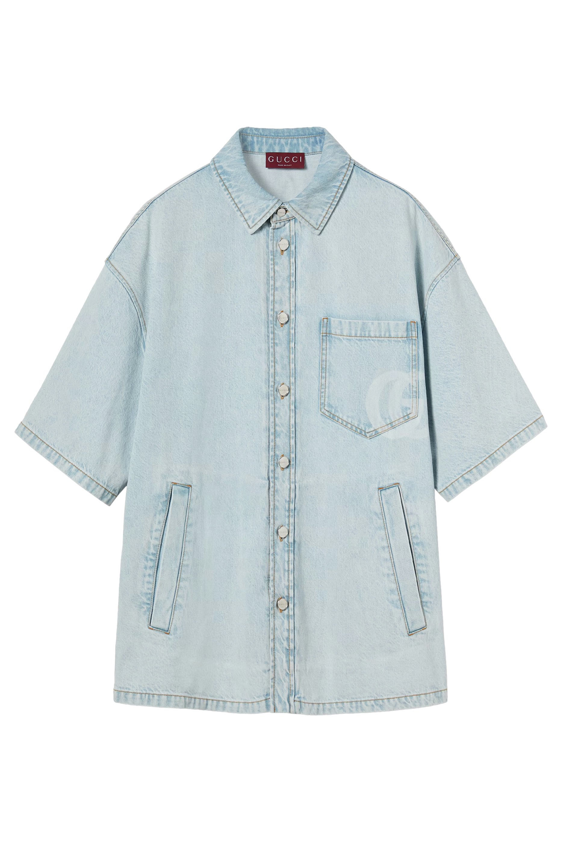 Lasered Denim Shirt