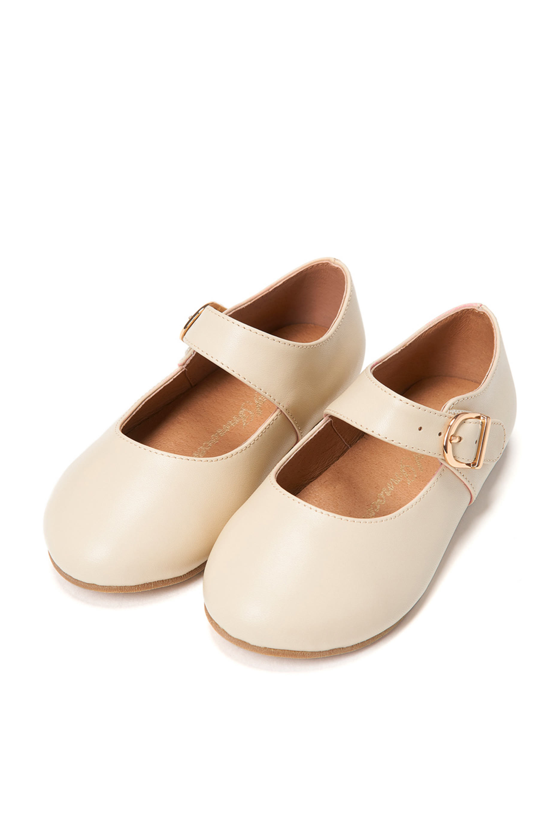Kids Ballerina Leather Pumps