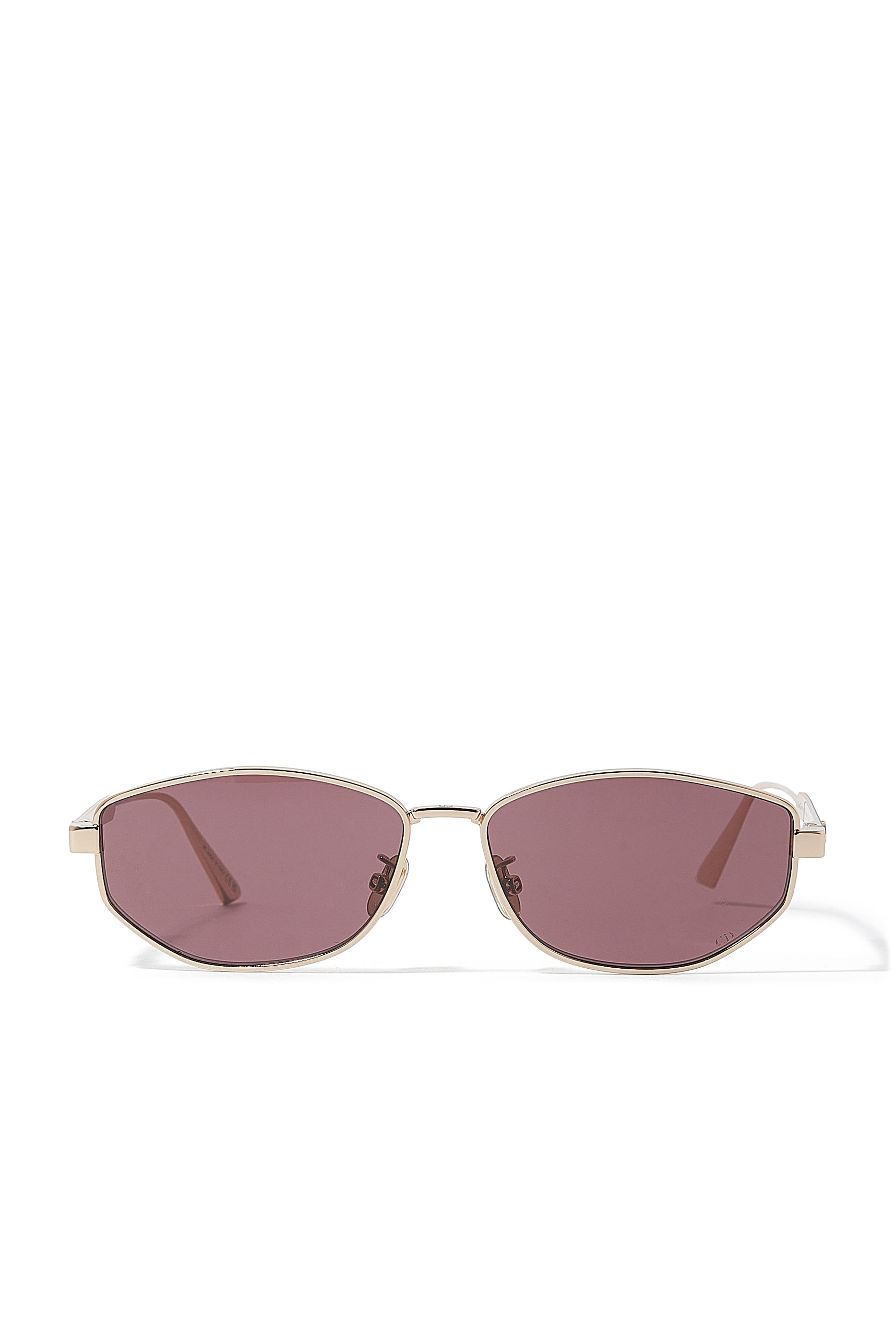 DiorCannage B1U Burgundy Oval Sunglasses
