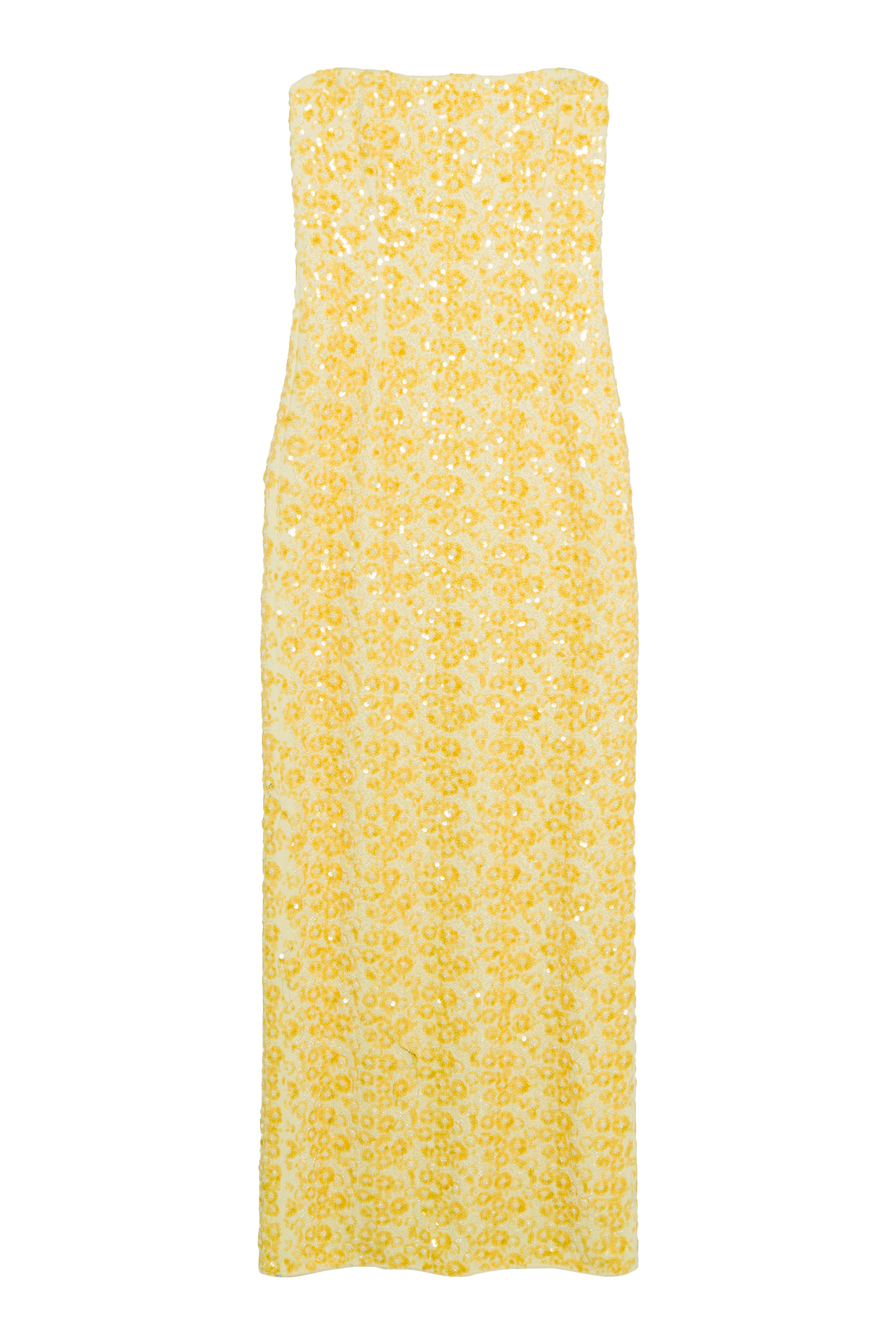 Savia Strapless Embellished Gown