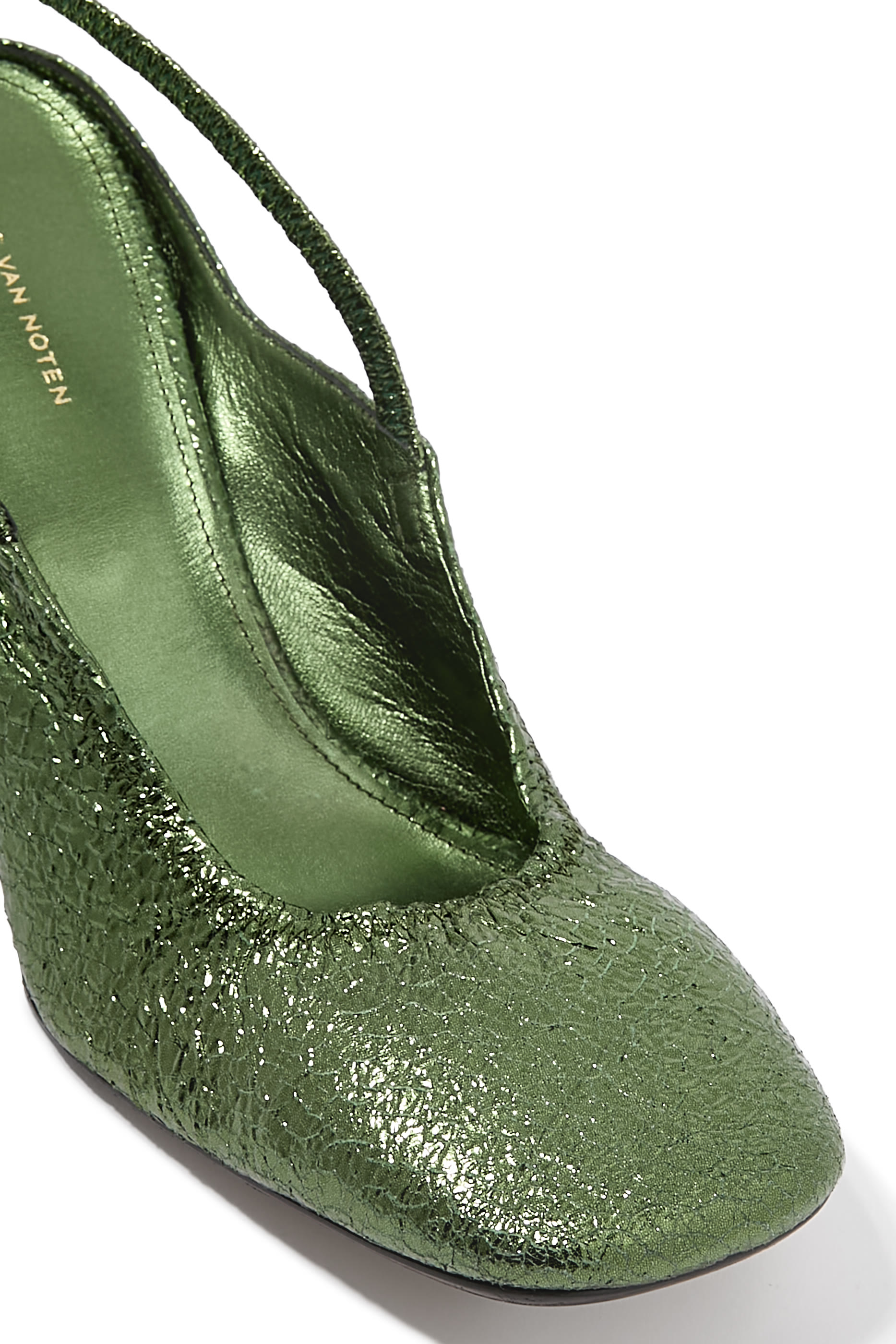 Croc-Effect Leather 75 Pumps