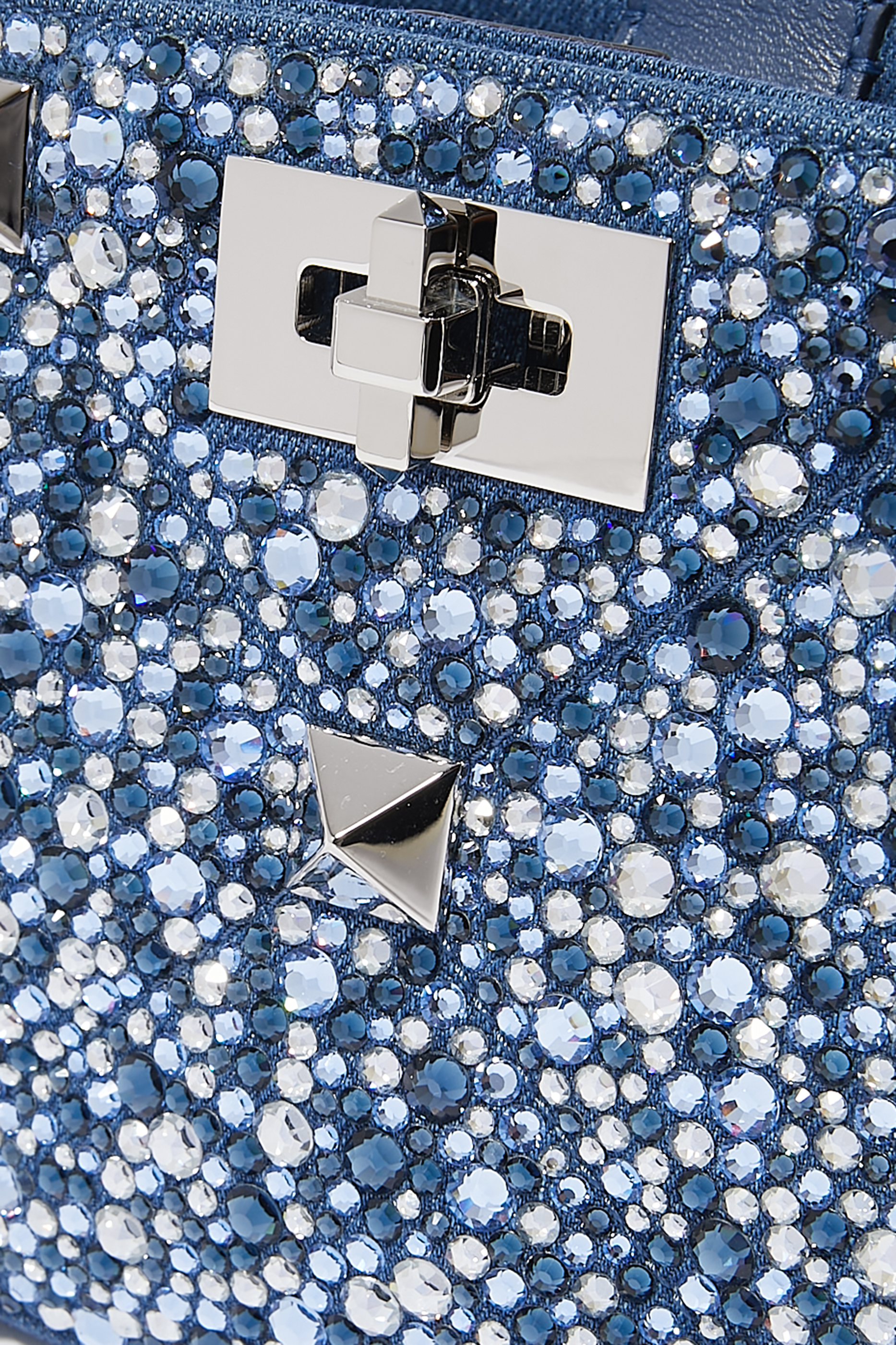 Roman Stud Top Handle Bag