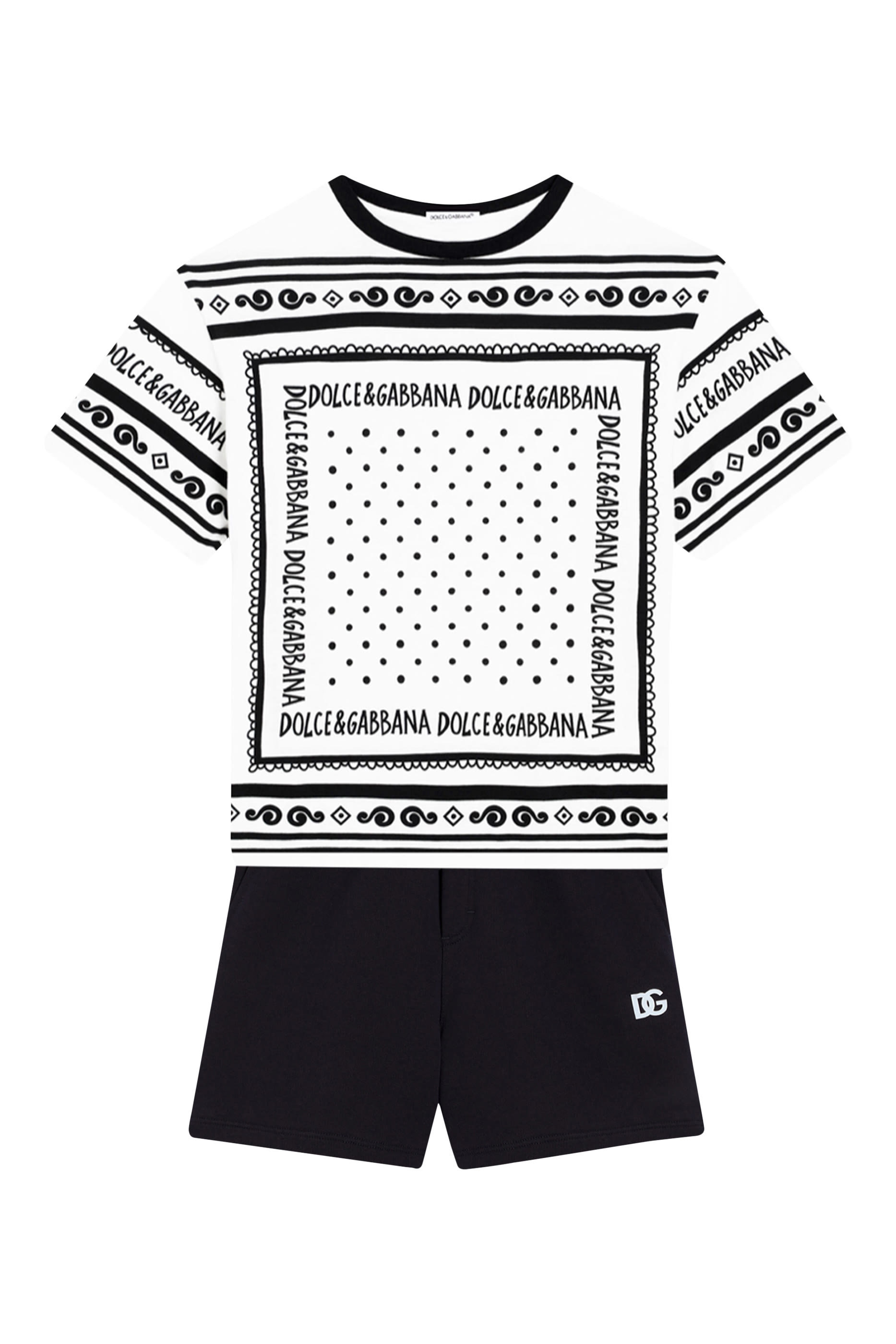 Kids Bandanna Print Jersey T-Shirt