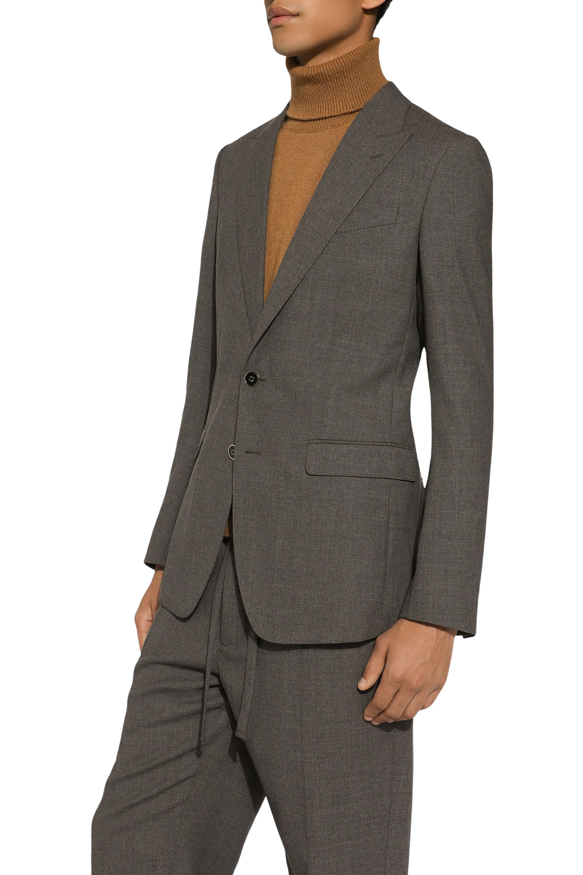 Single-Breasted Wool Taormina-Fit Jacket