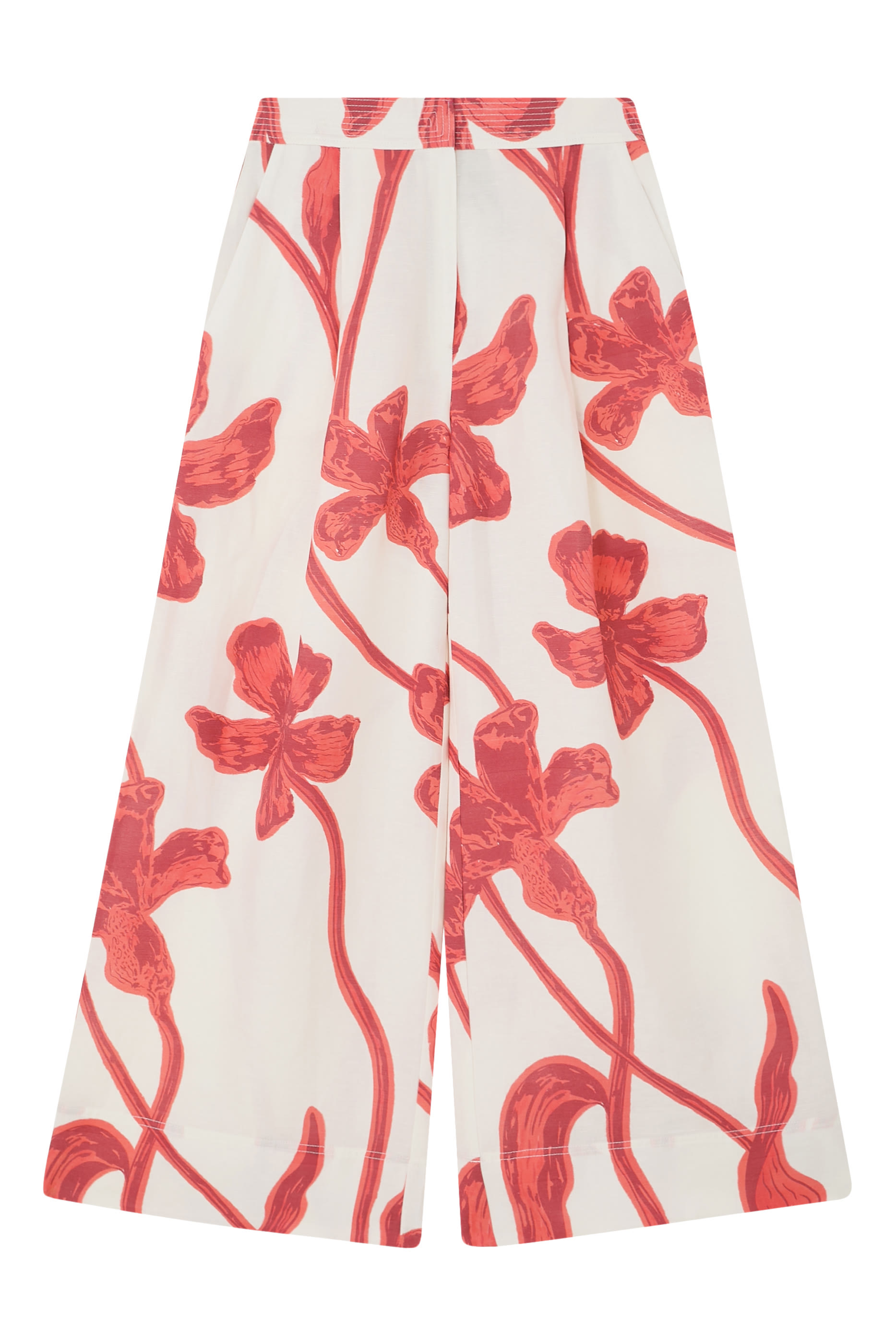 Mucha Arena Palm Wide-Leg Pants