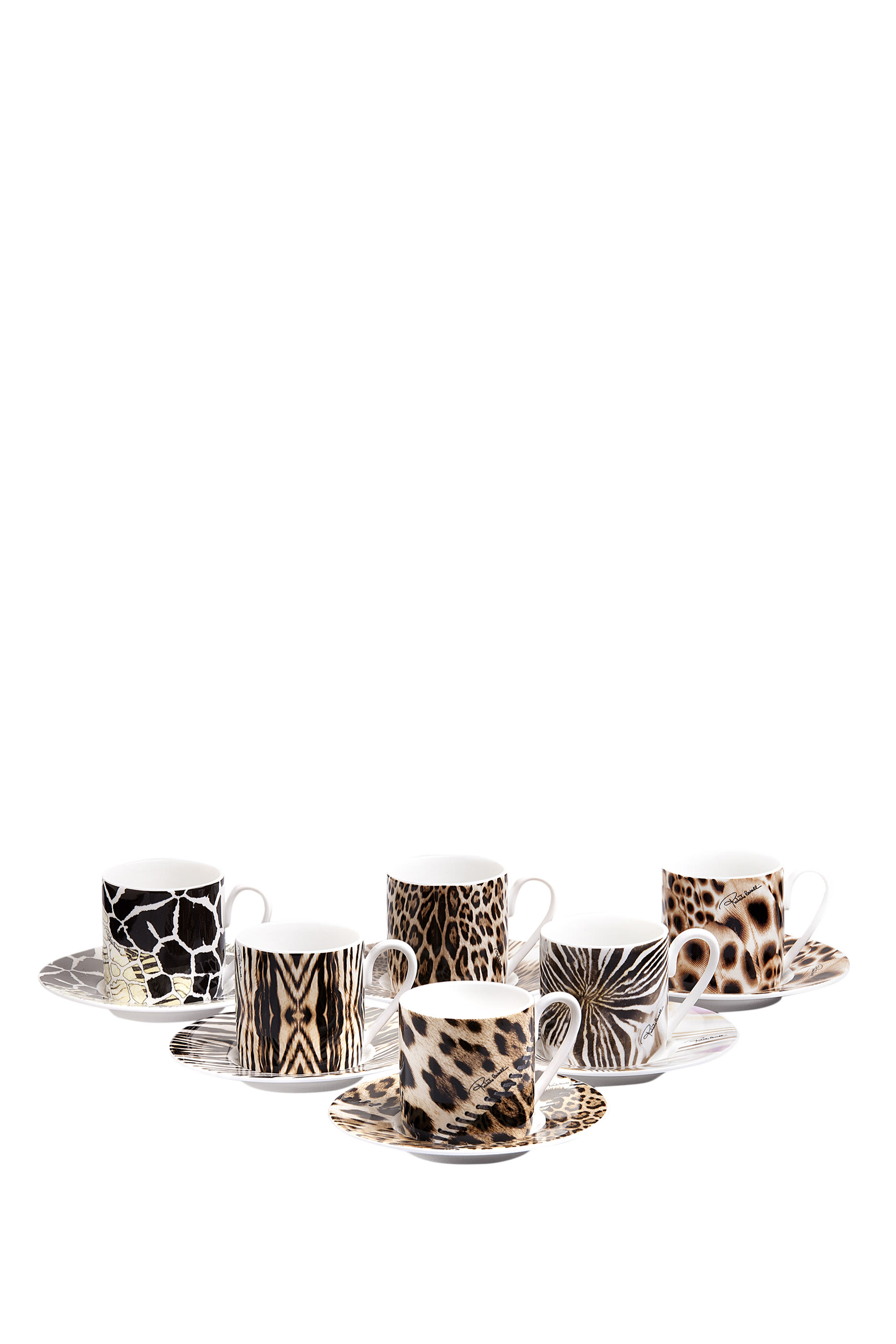 Coffee Cup & Saucer Set of 6