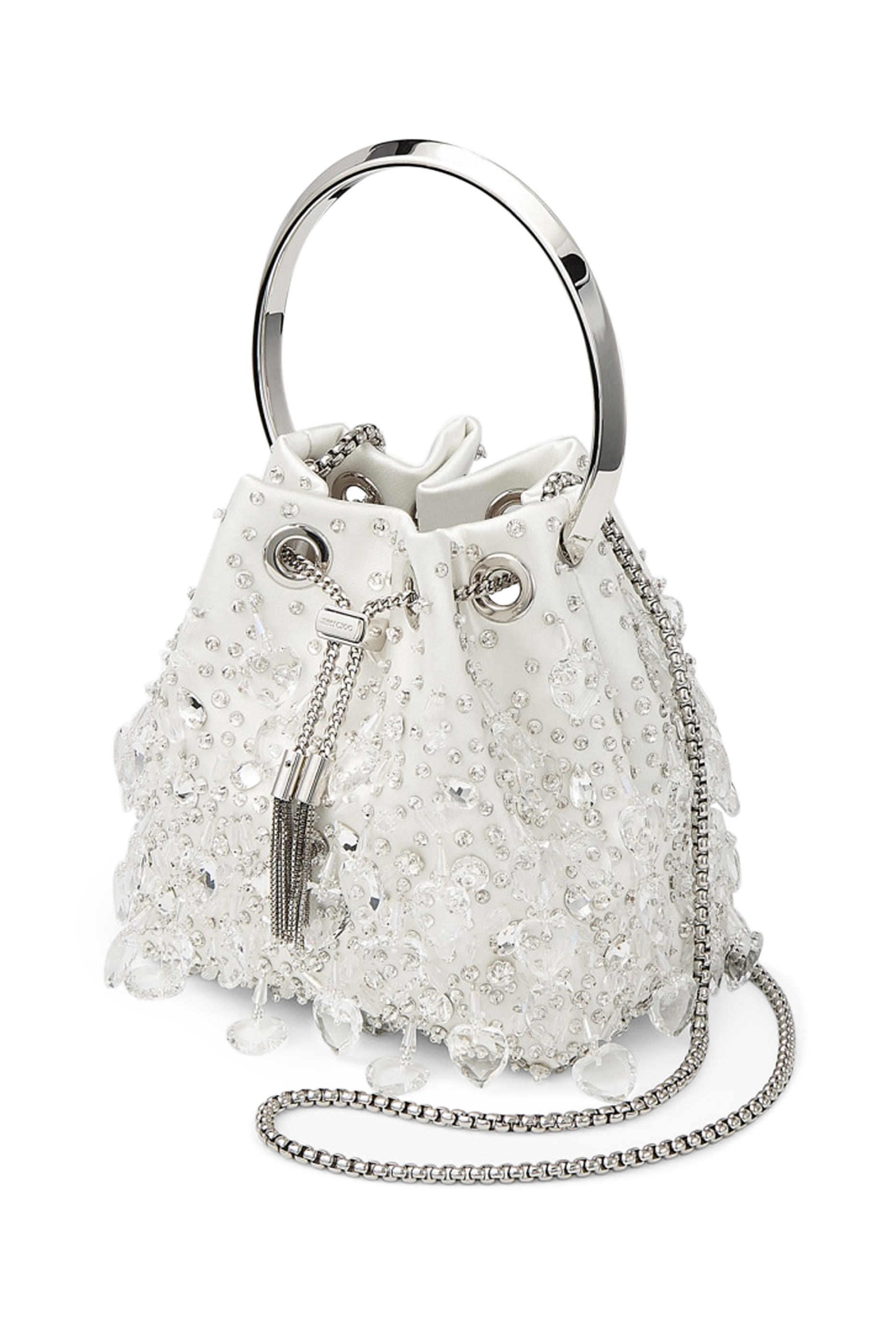 Bon Bon Satin Crystal Bag
