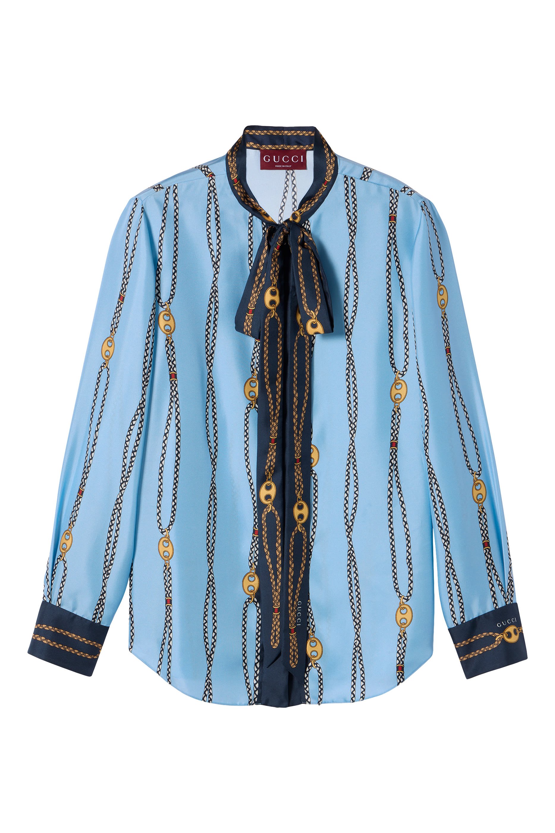 Printed Silk Twill Shirt 