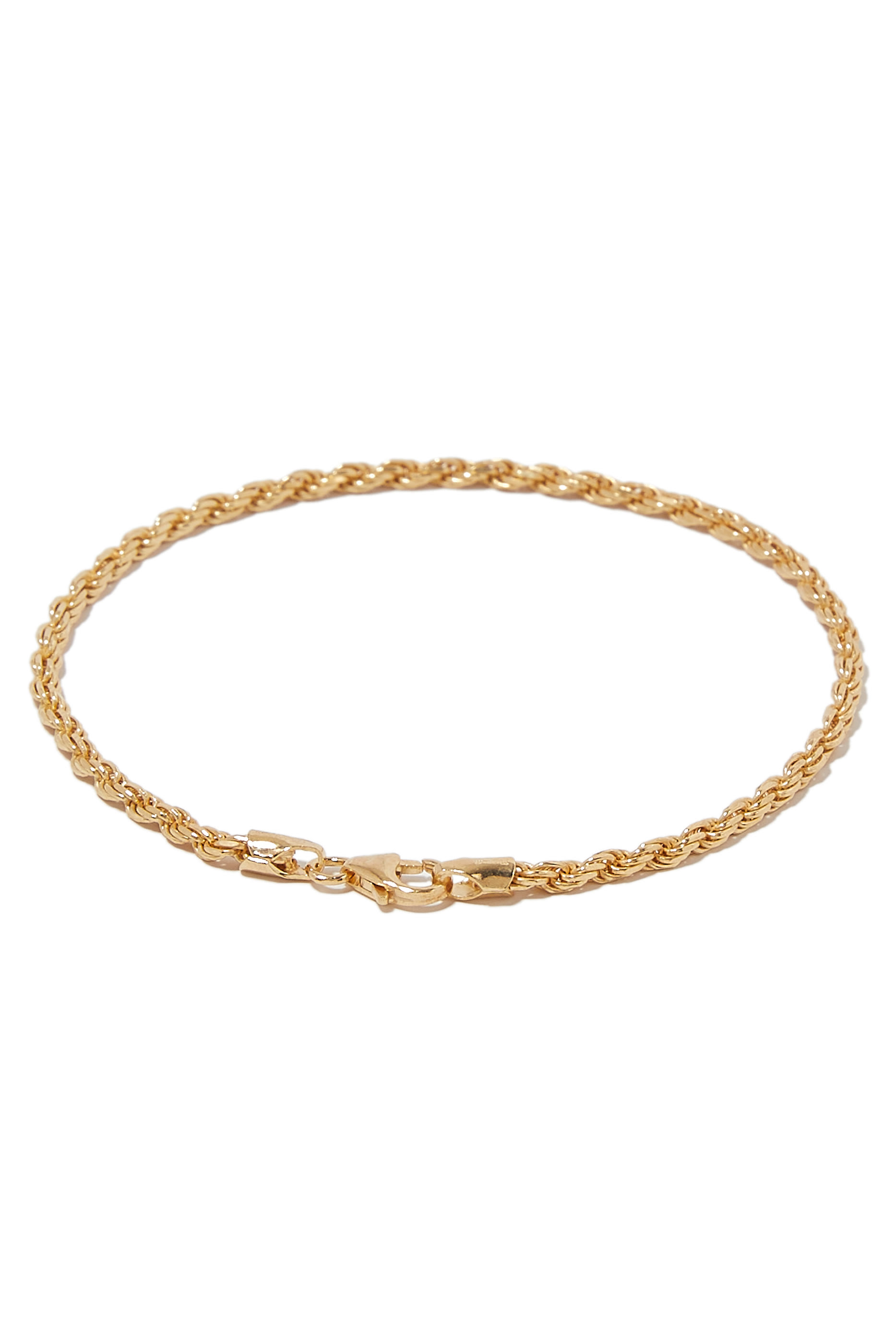 Rope Chain Bracelet, 2.4mm