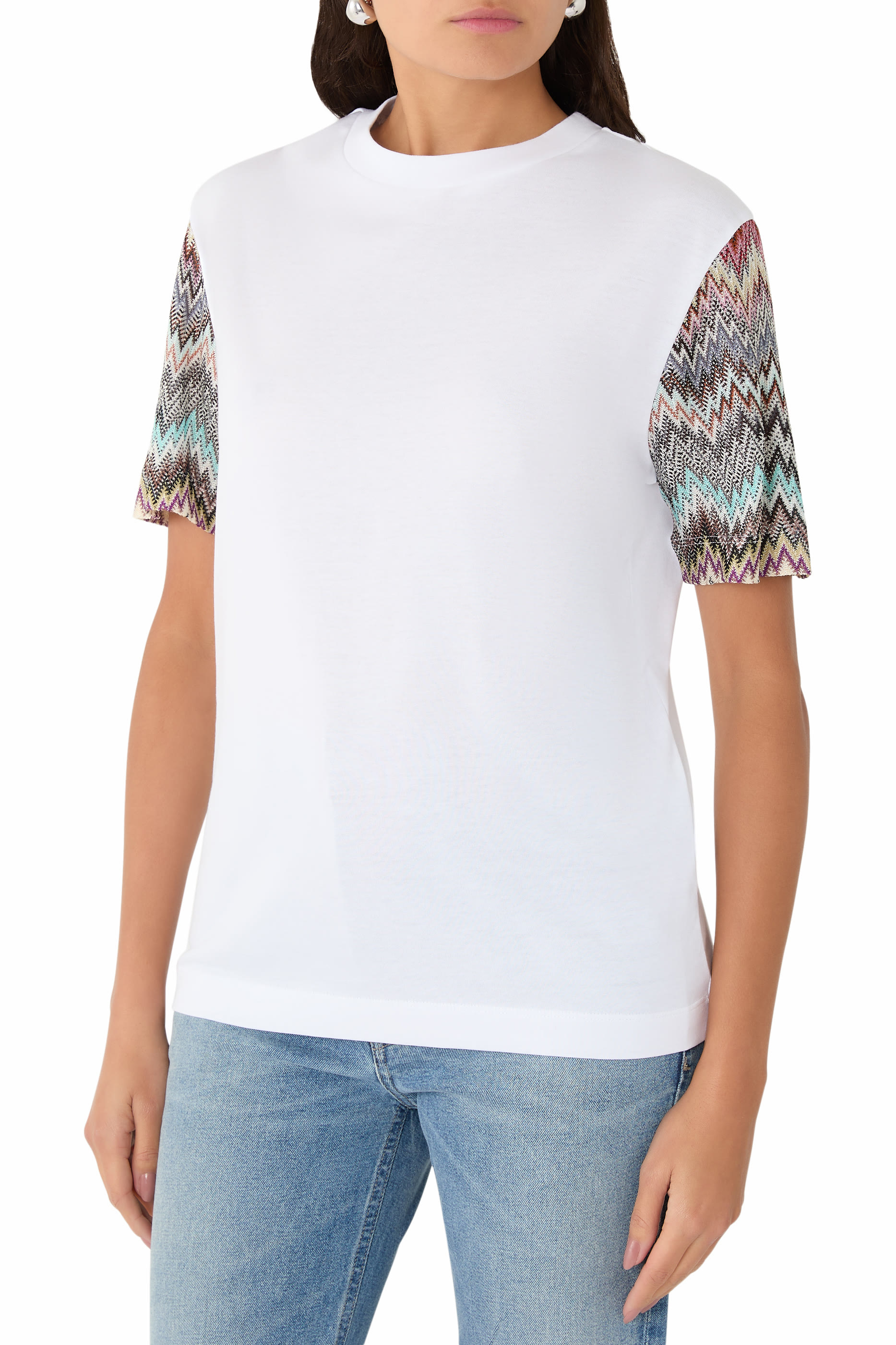 Crewneck Raschel Knit T-shirt