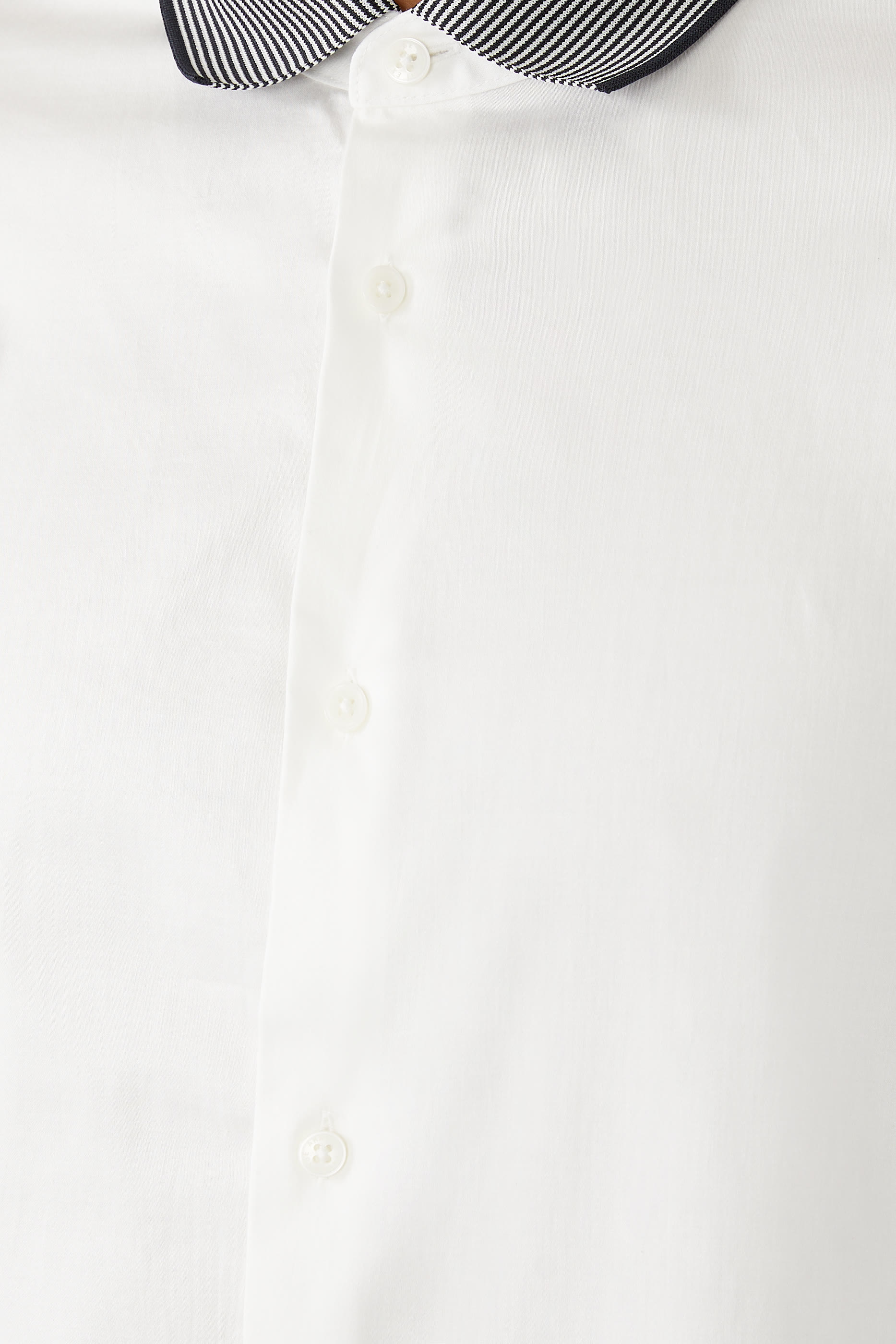 Slim Fit Stretch Cotton Shirt