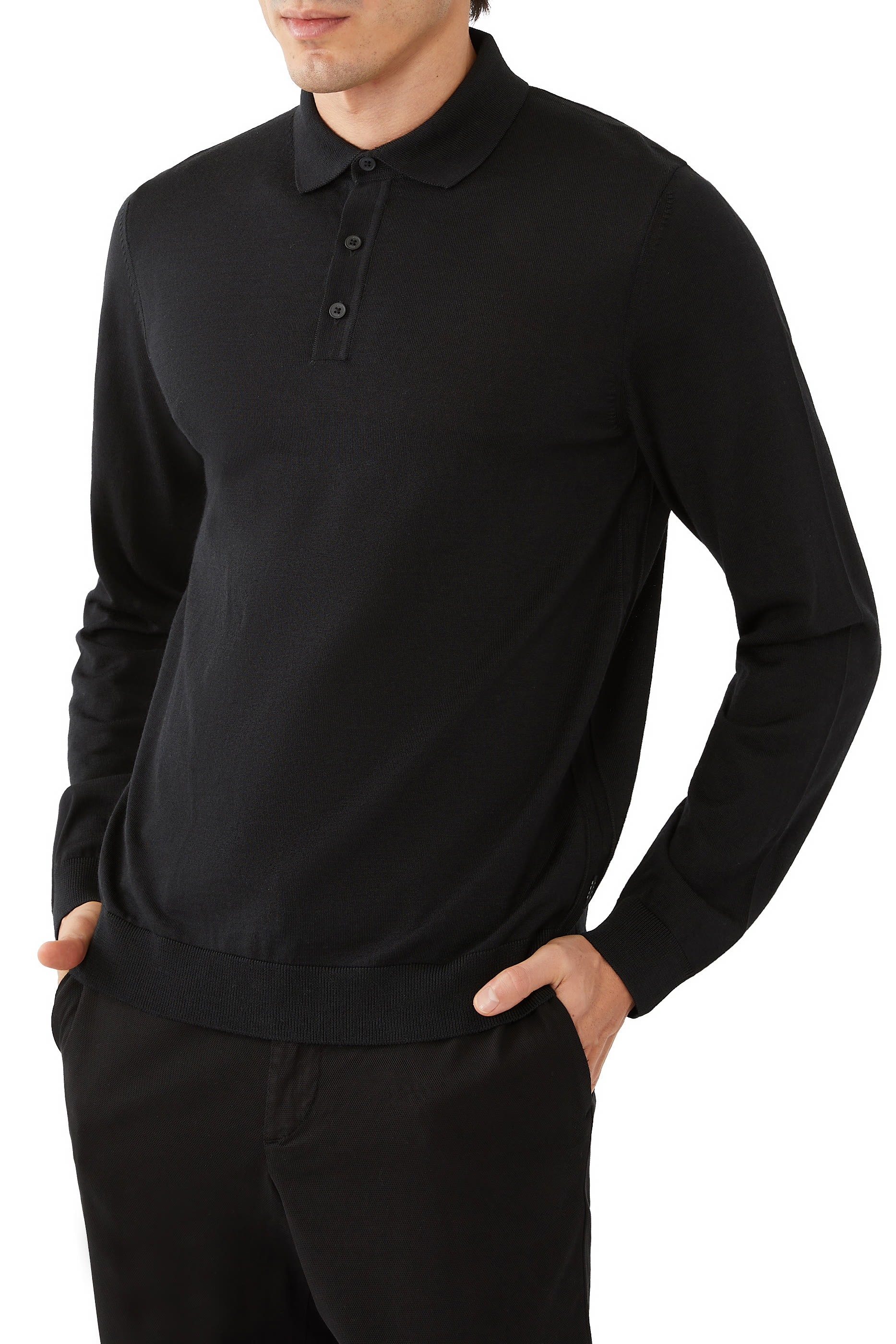 Responsible Slim-fit Polo Sweater
