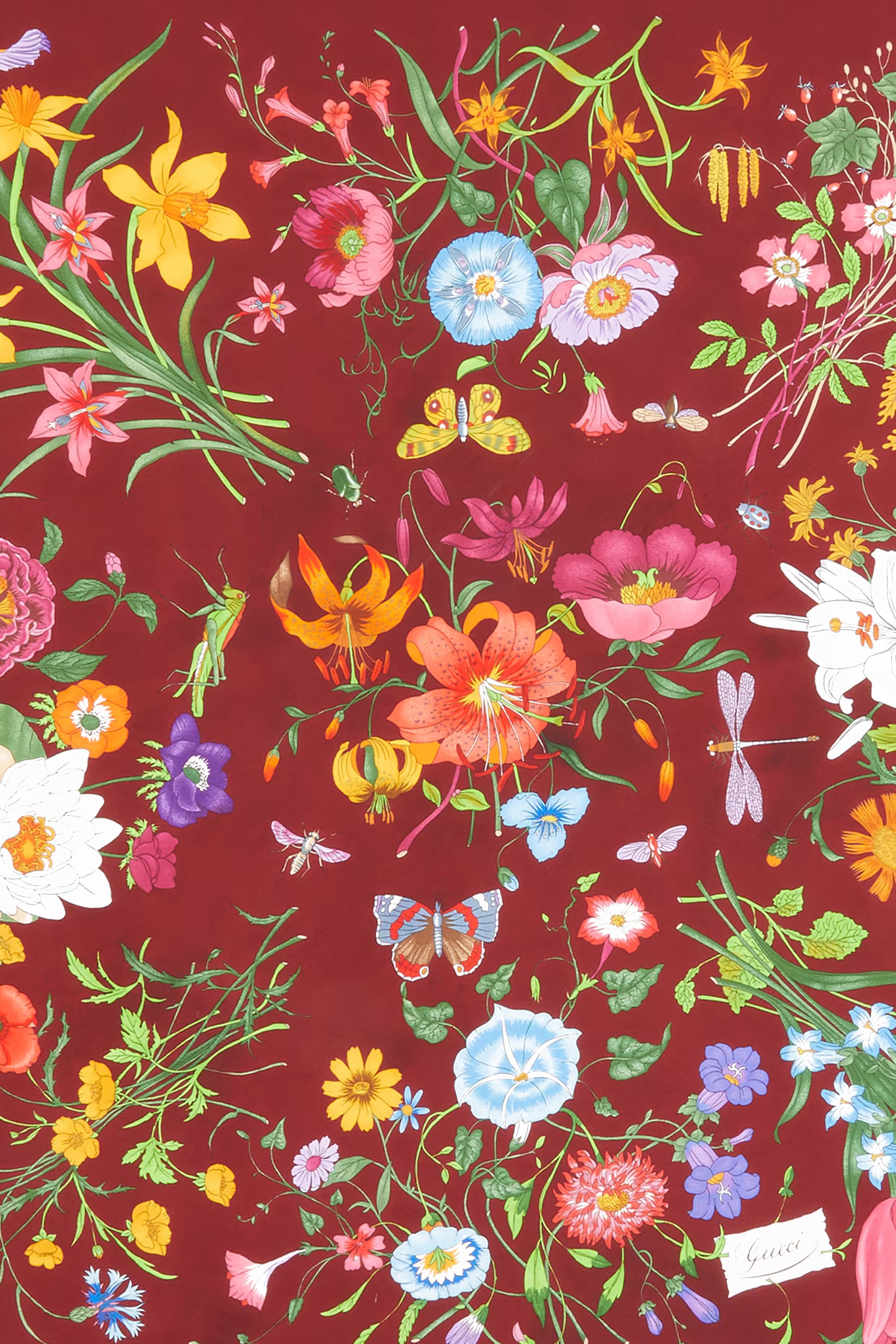 Printed Silk Twill Carré