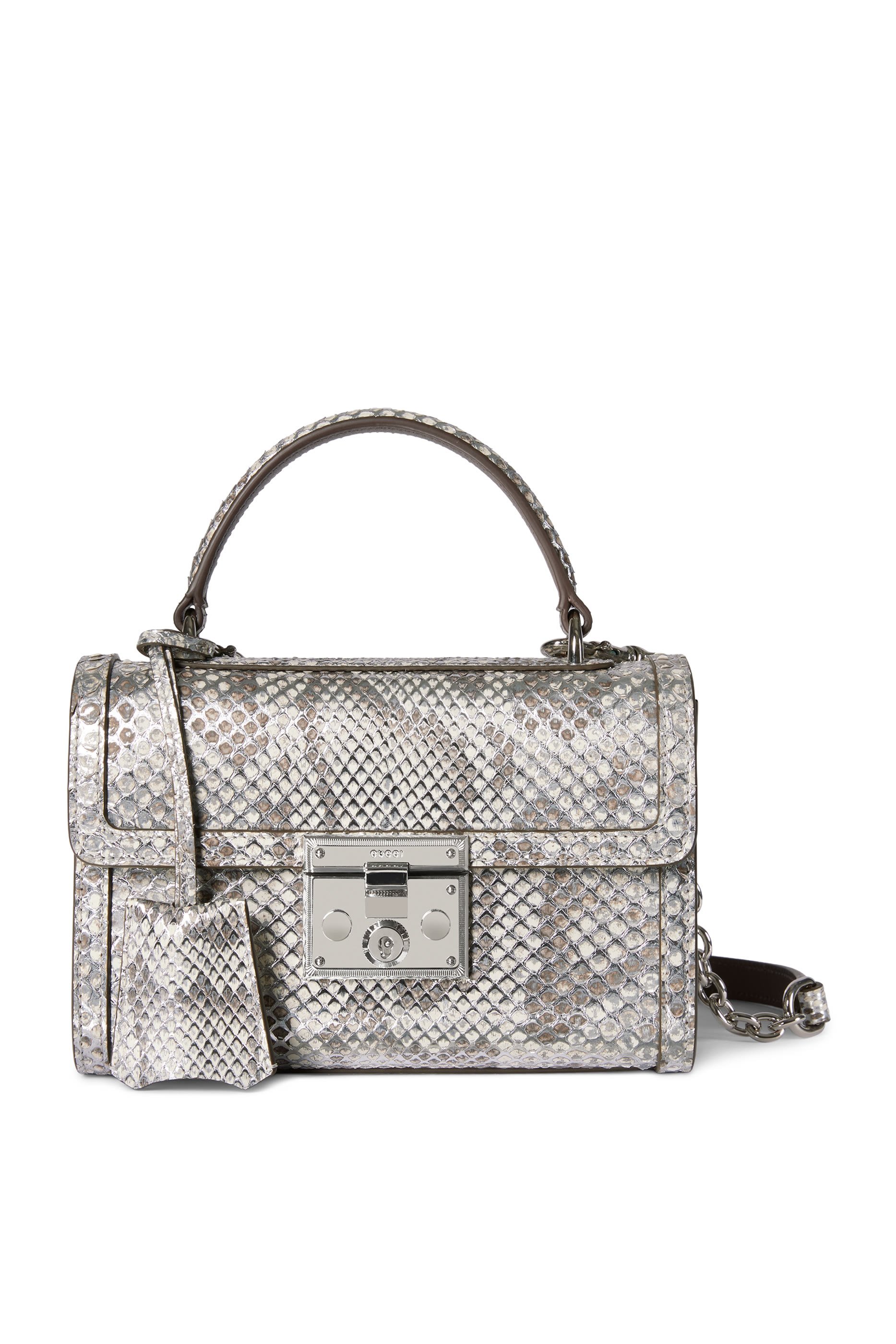 Padlock Python Small Top-Handle Bag