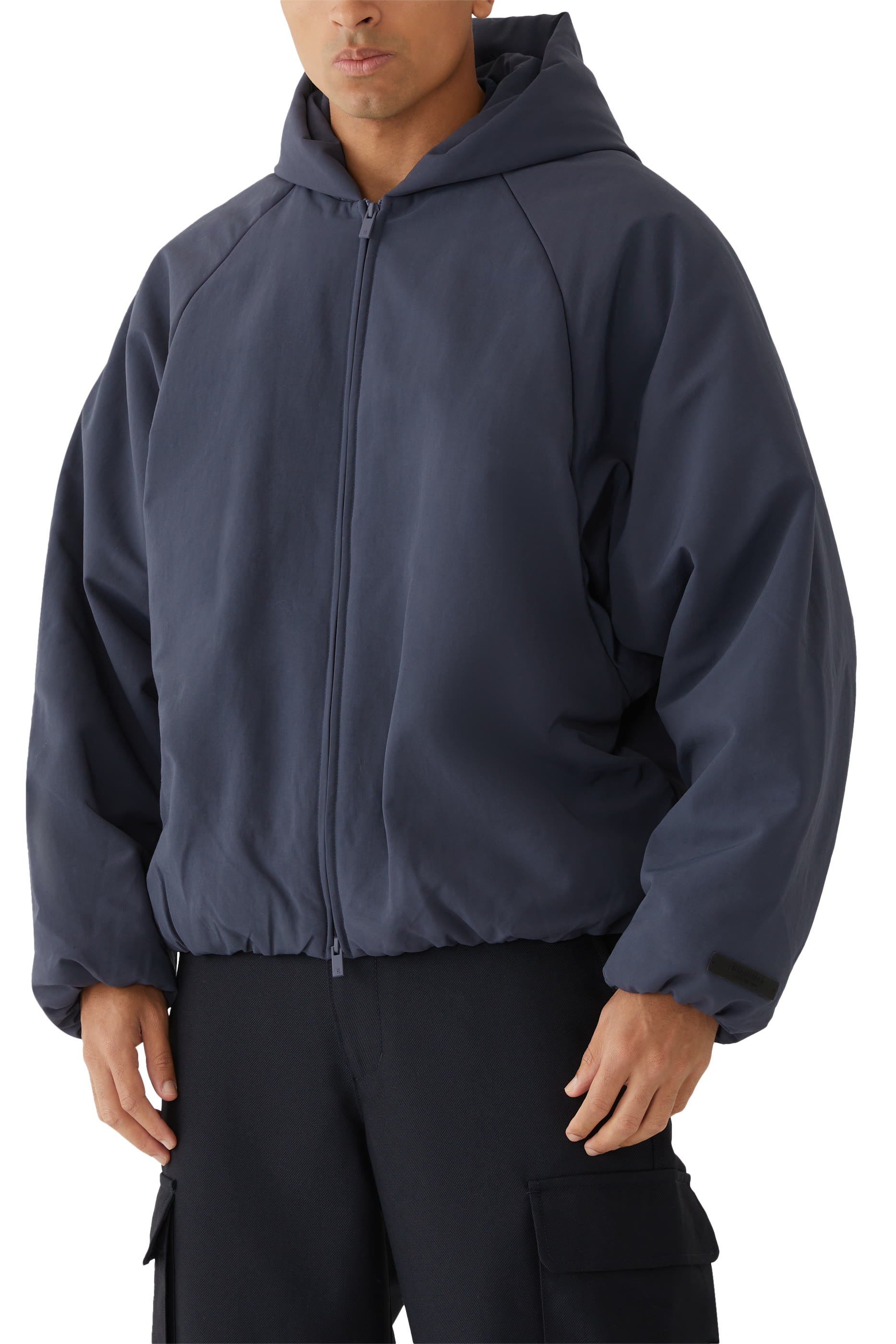 Military Nylon Hooded Bomber