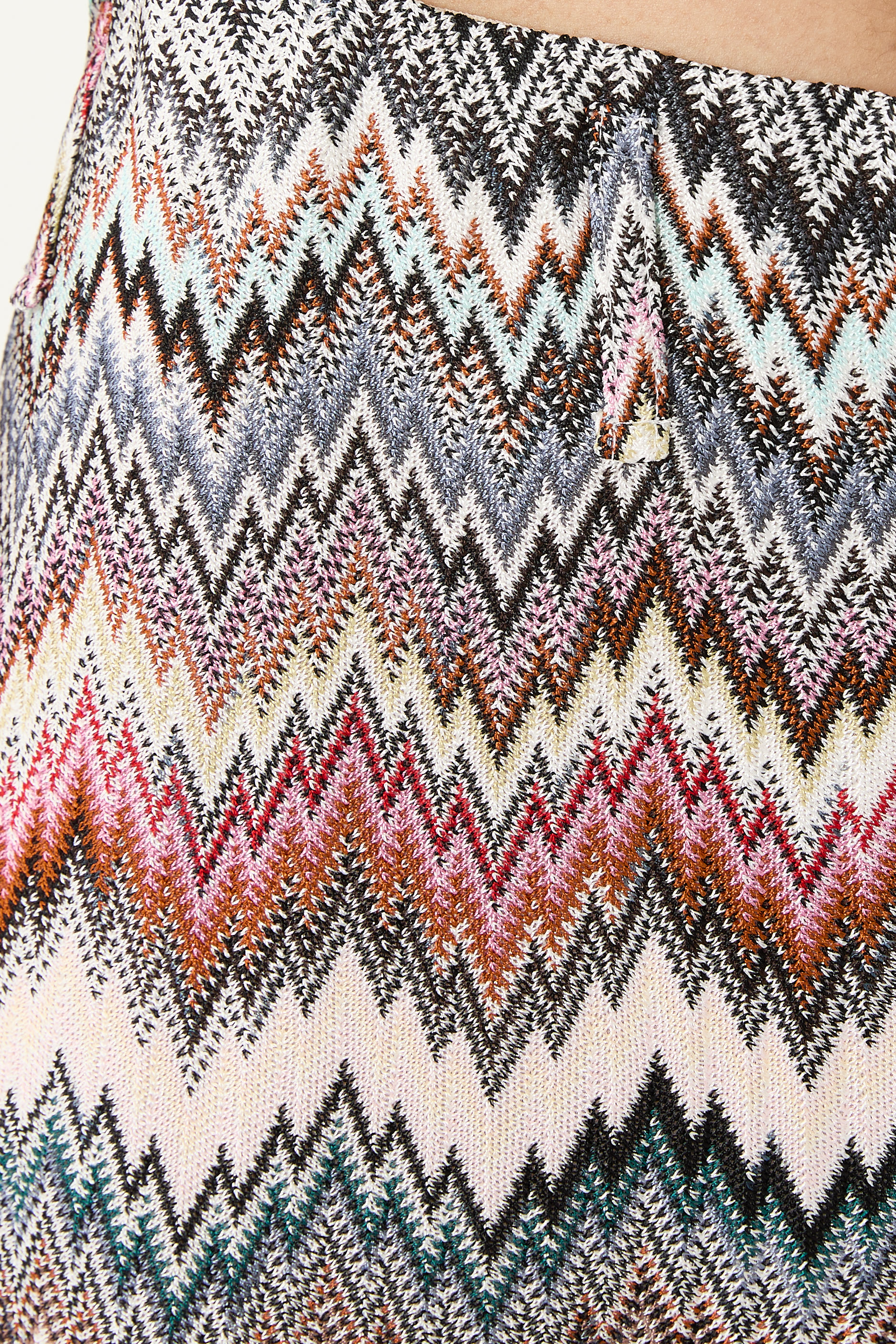 Snake Pattern Flare Pants