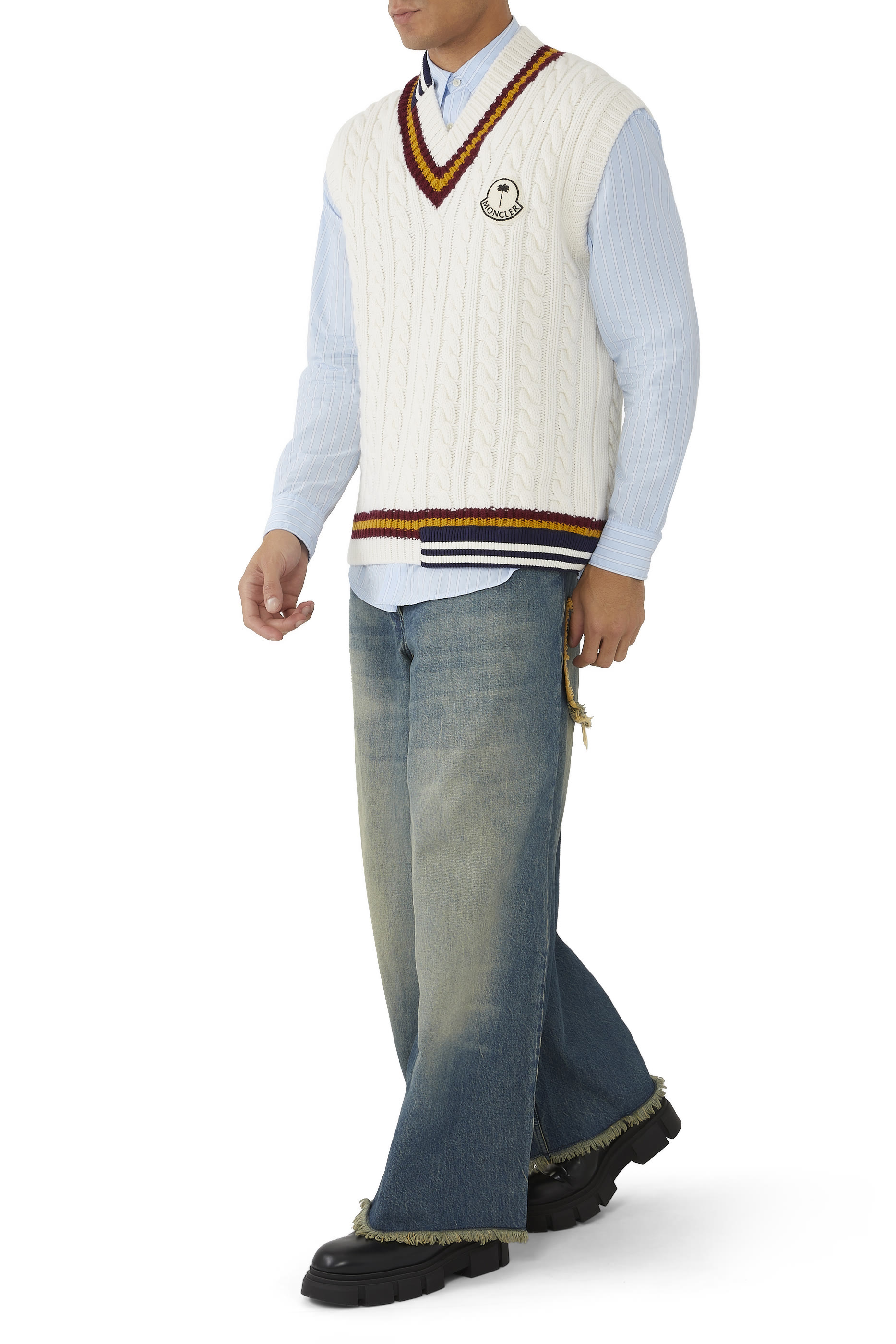 Palm Angels x Moncler Knitted Vest