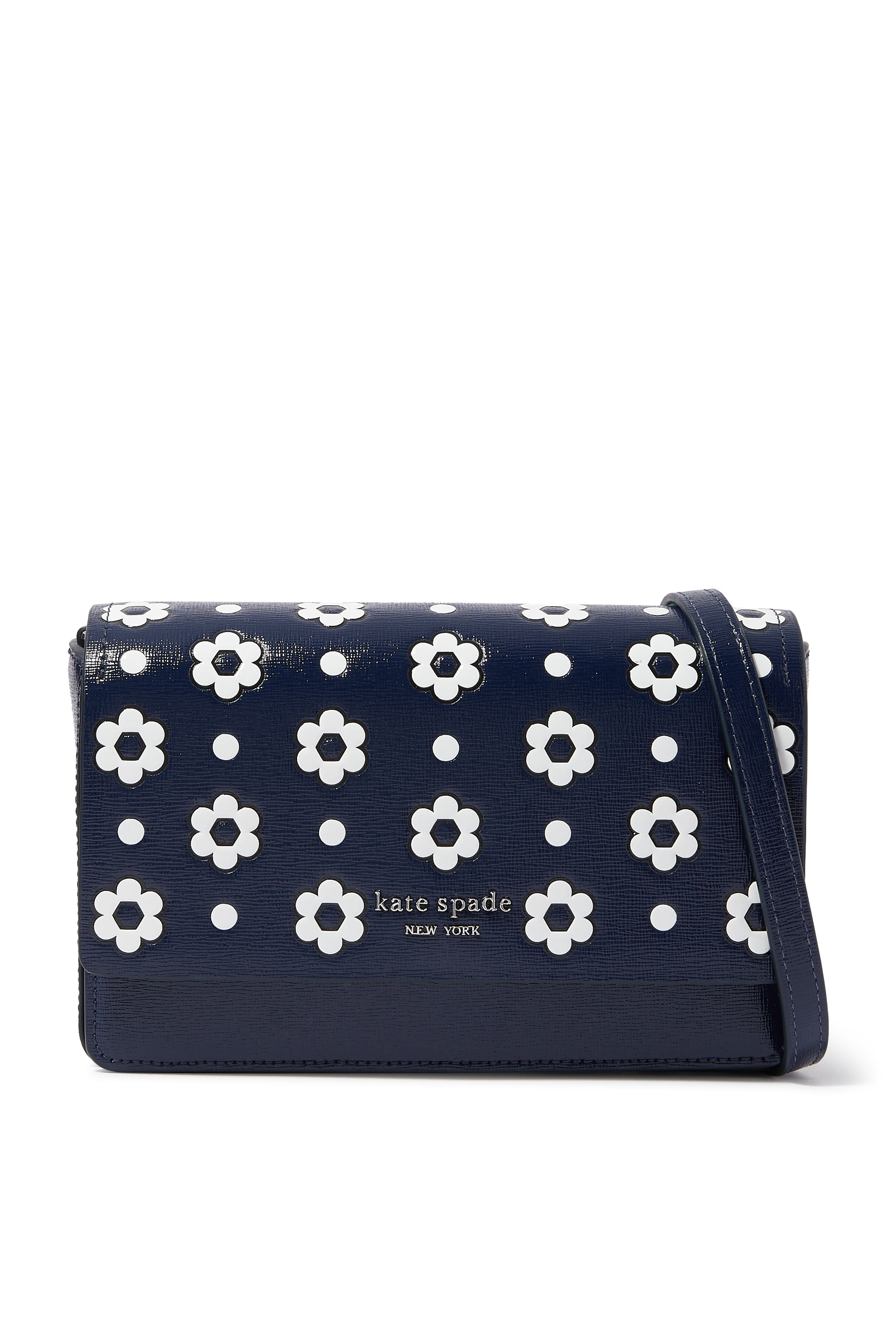 Morgan Daisy Dot Flap Chain Crossbody Bag