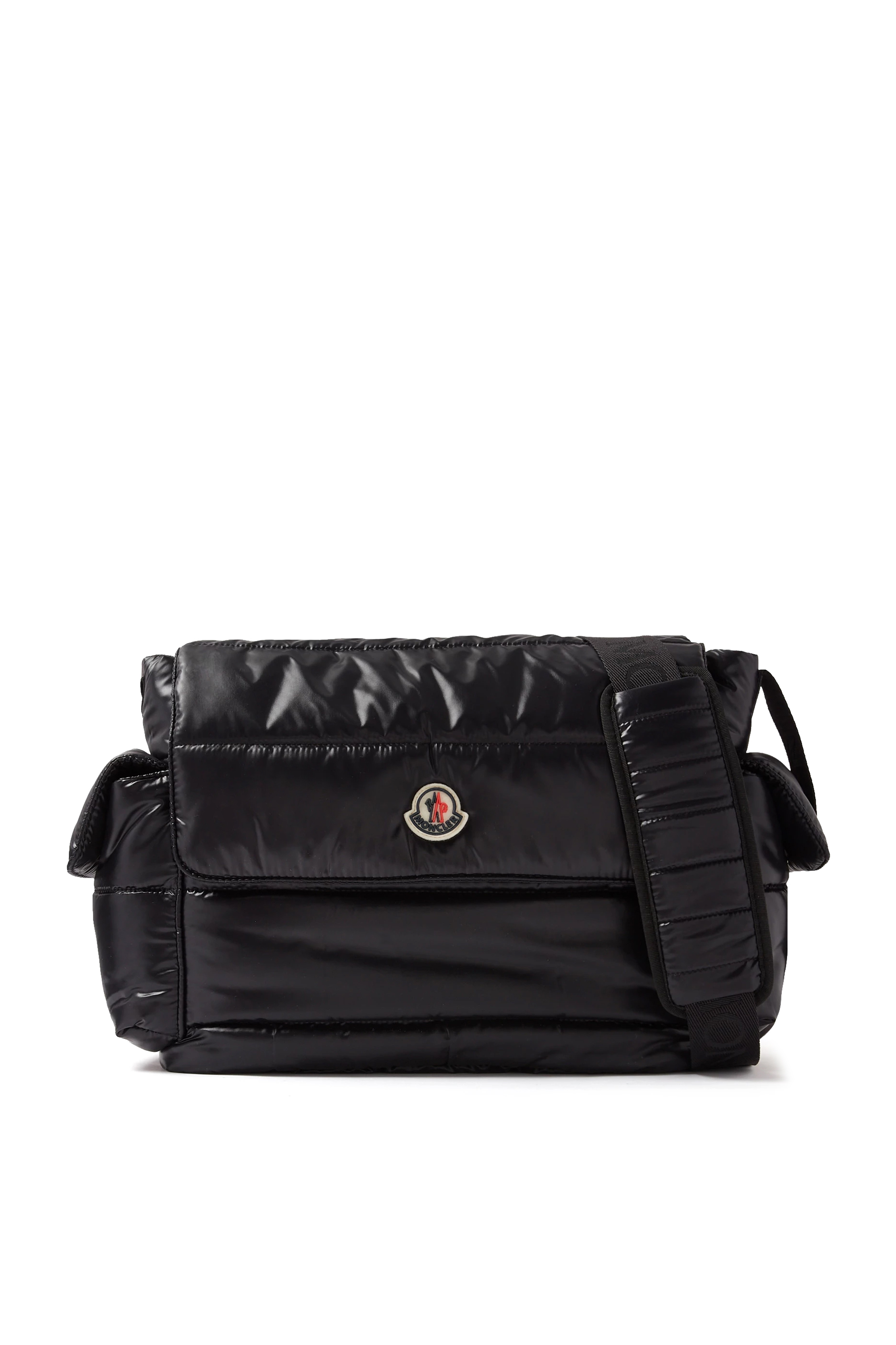 Nylon Laqu&egrave; Diaper Bag