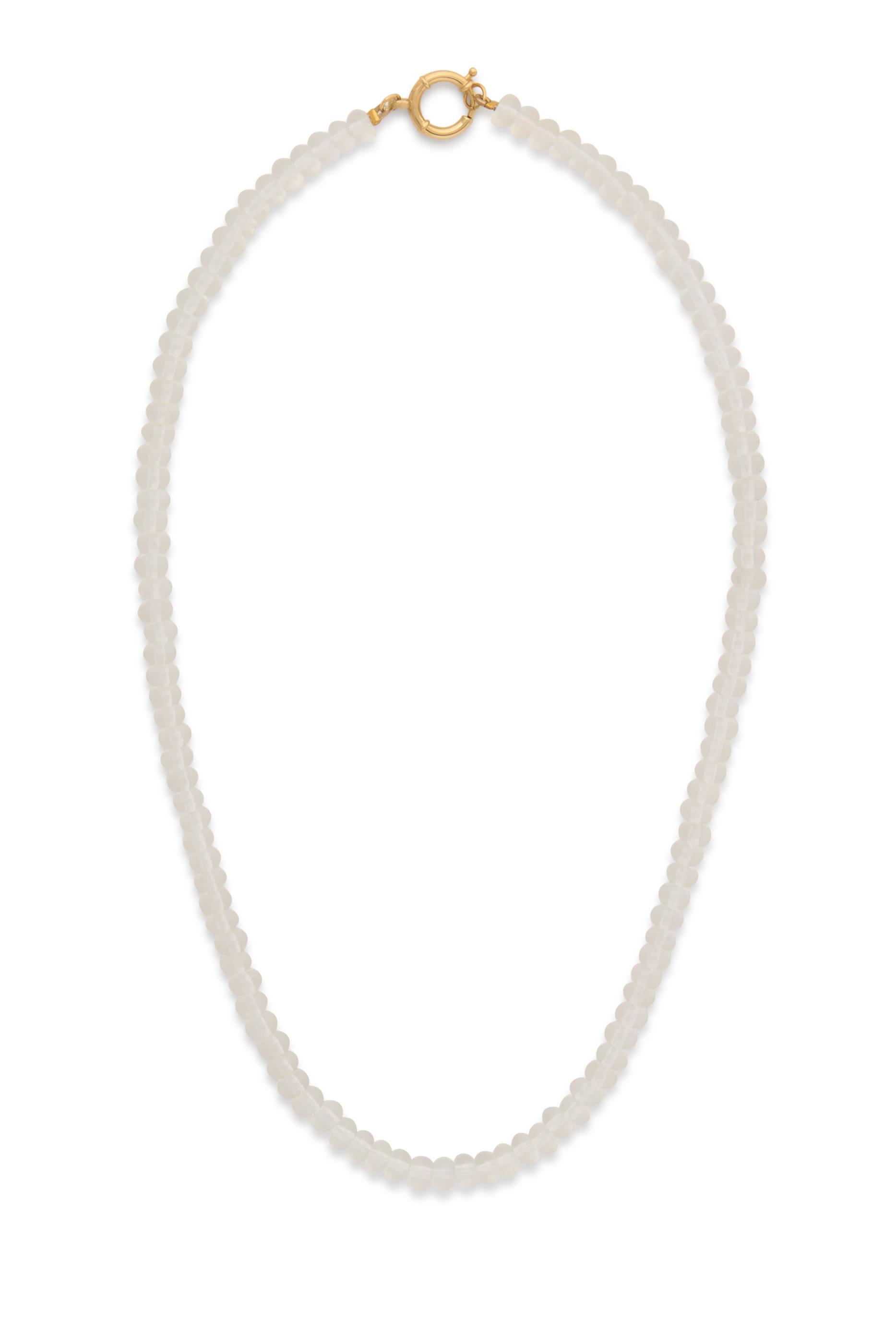 Psychedeliah Necklace, 18k Yellow Gold & Quartz, Beads