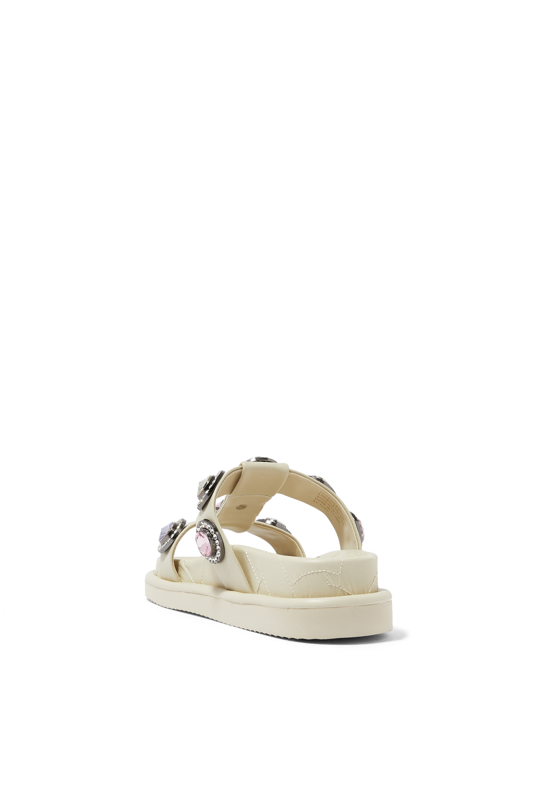 Orson Crystal-Embellished Leather Slides