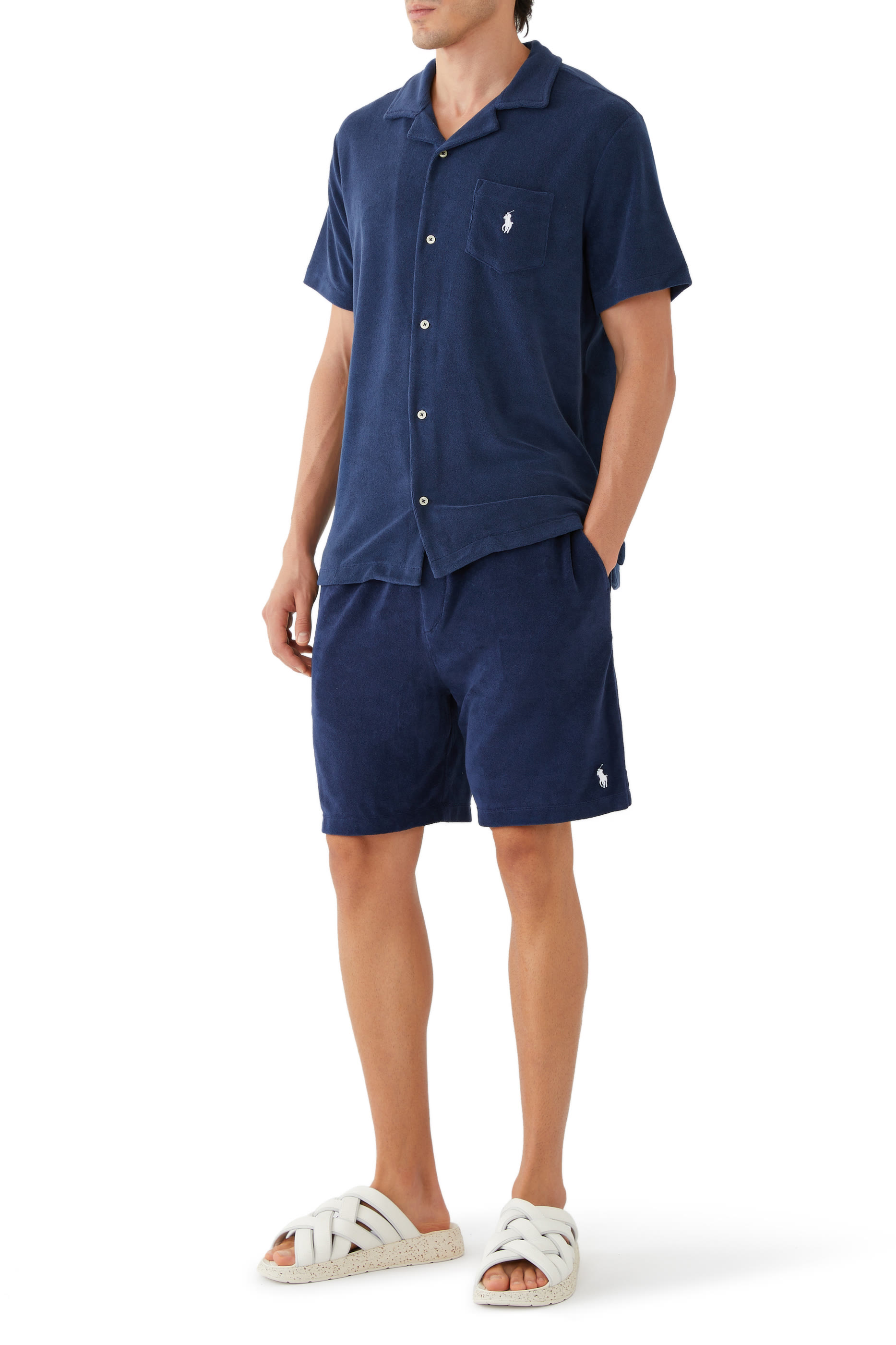 Terry Drawstring Shorts