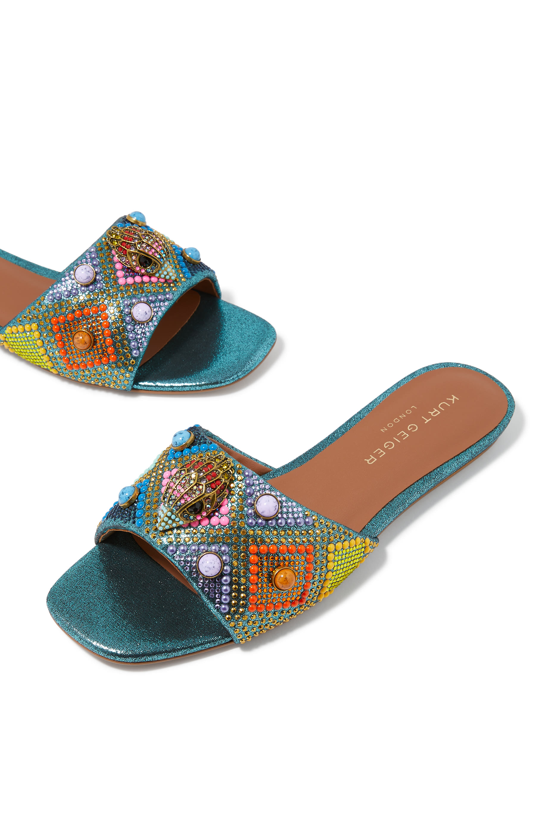 Kensington Jewel Flat Sandals