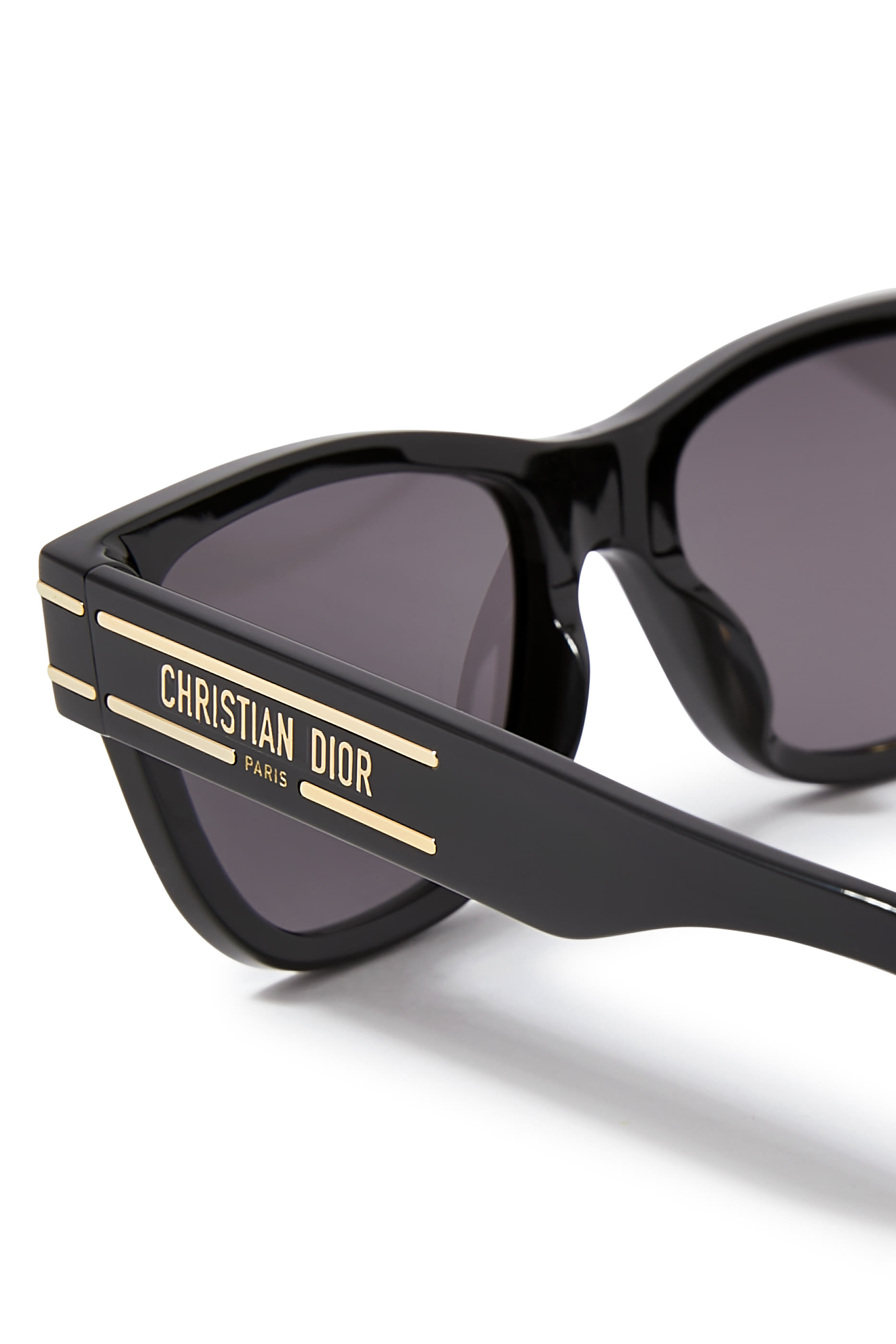 DiorSignature Black Rectangular Sunglasses