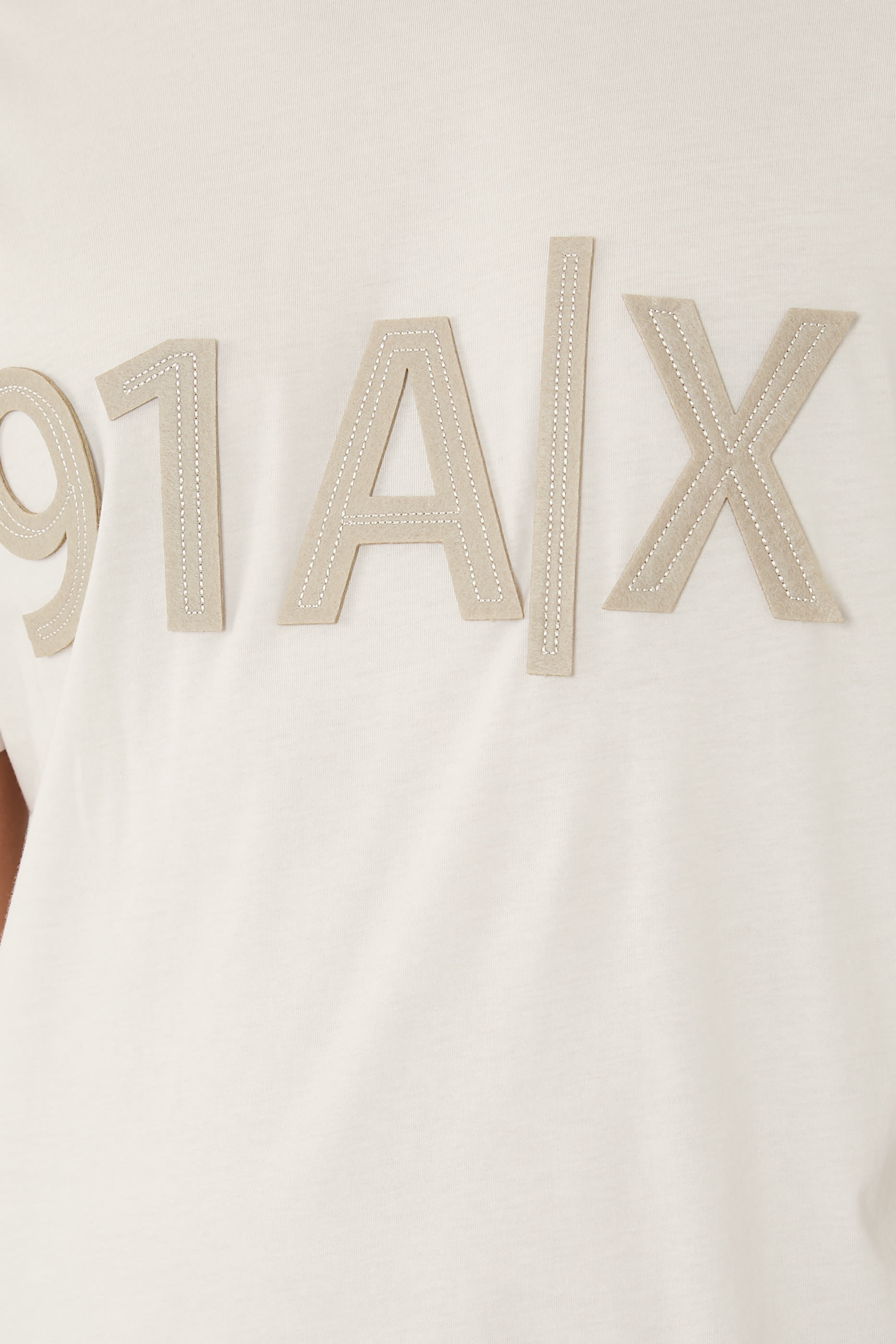 AX Logo Cotton-Jersey T-Shirt