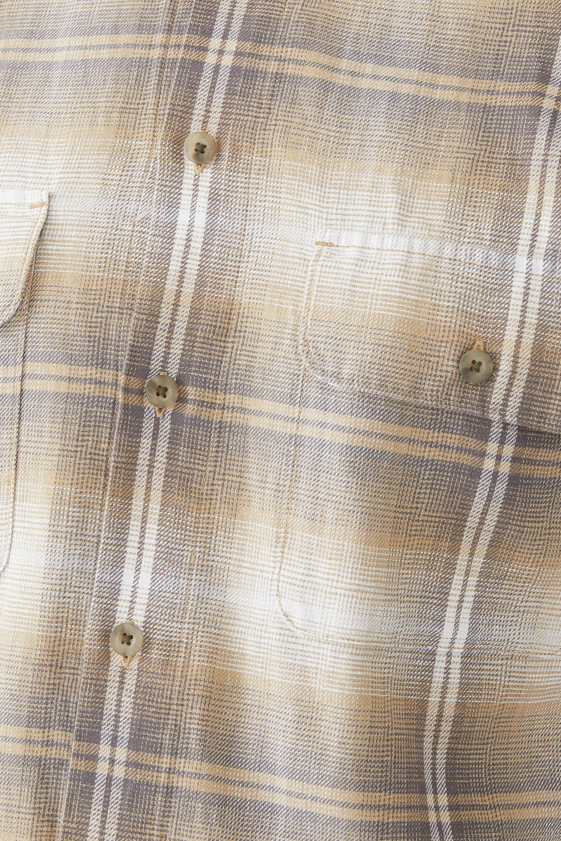 Saguaro Plaid Cotton-Hemp Shirt