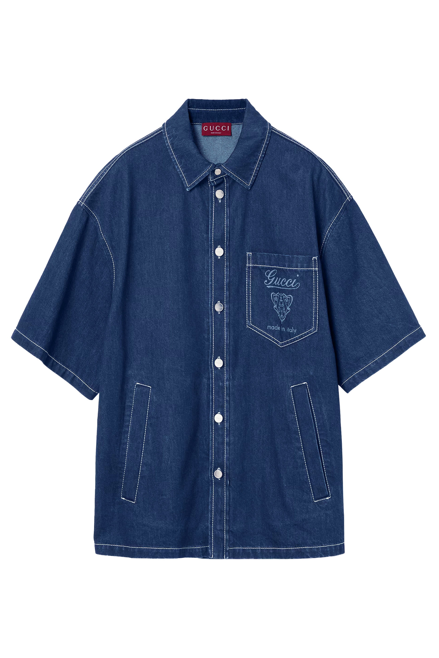 Lasered Denim Shirt