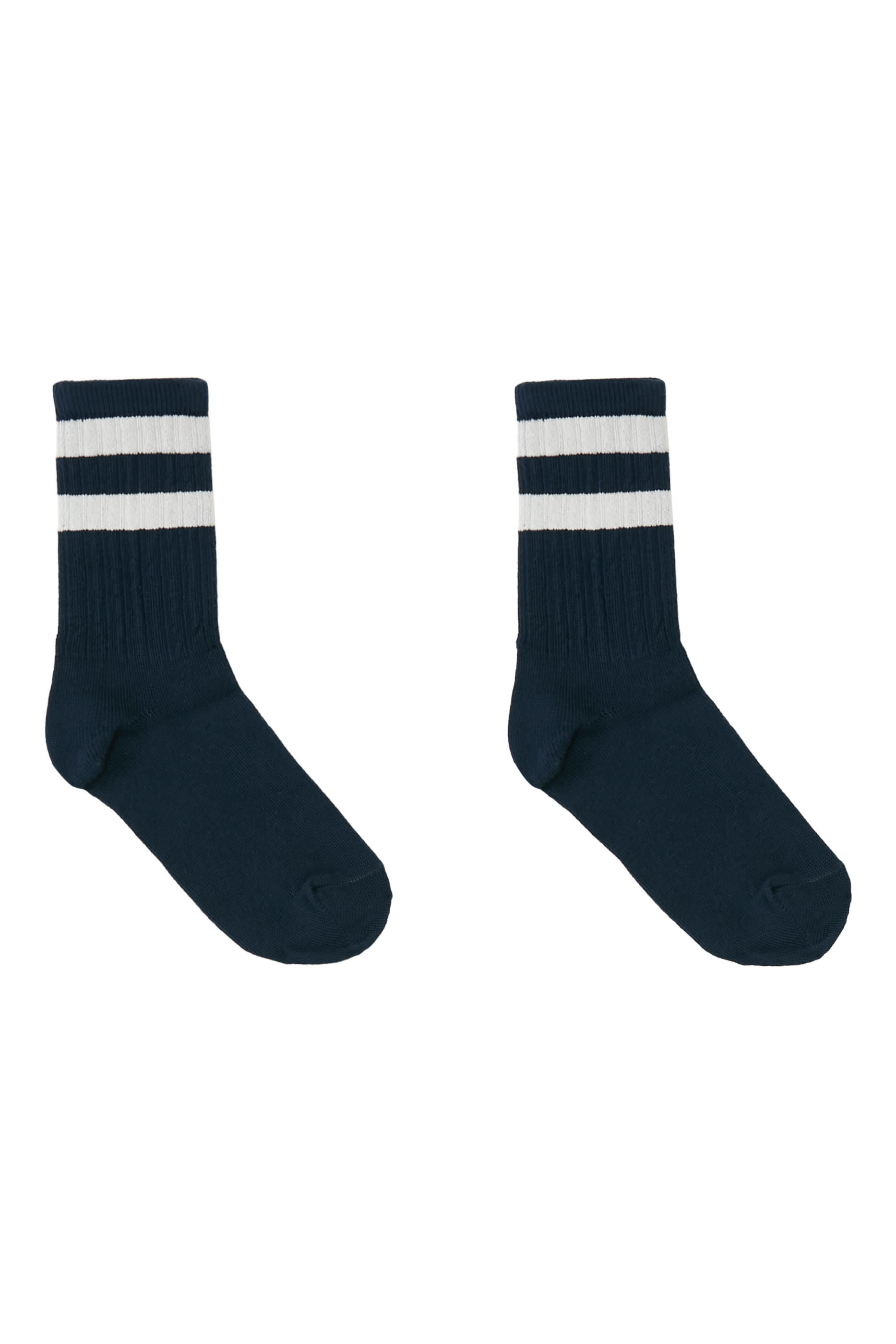 Kids Nico Ribbed Varsity Crew Socks