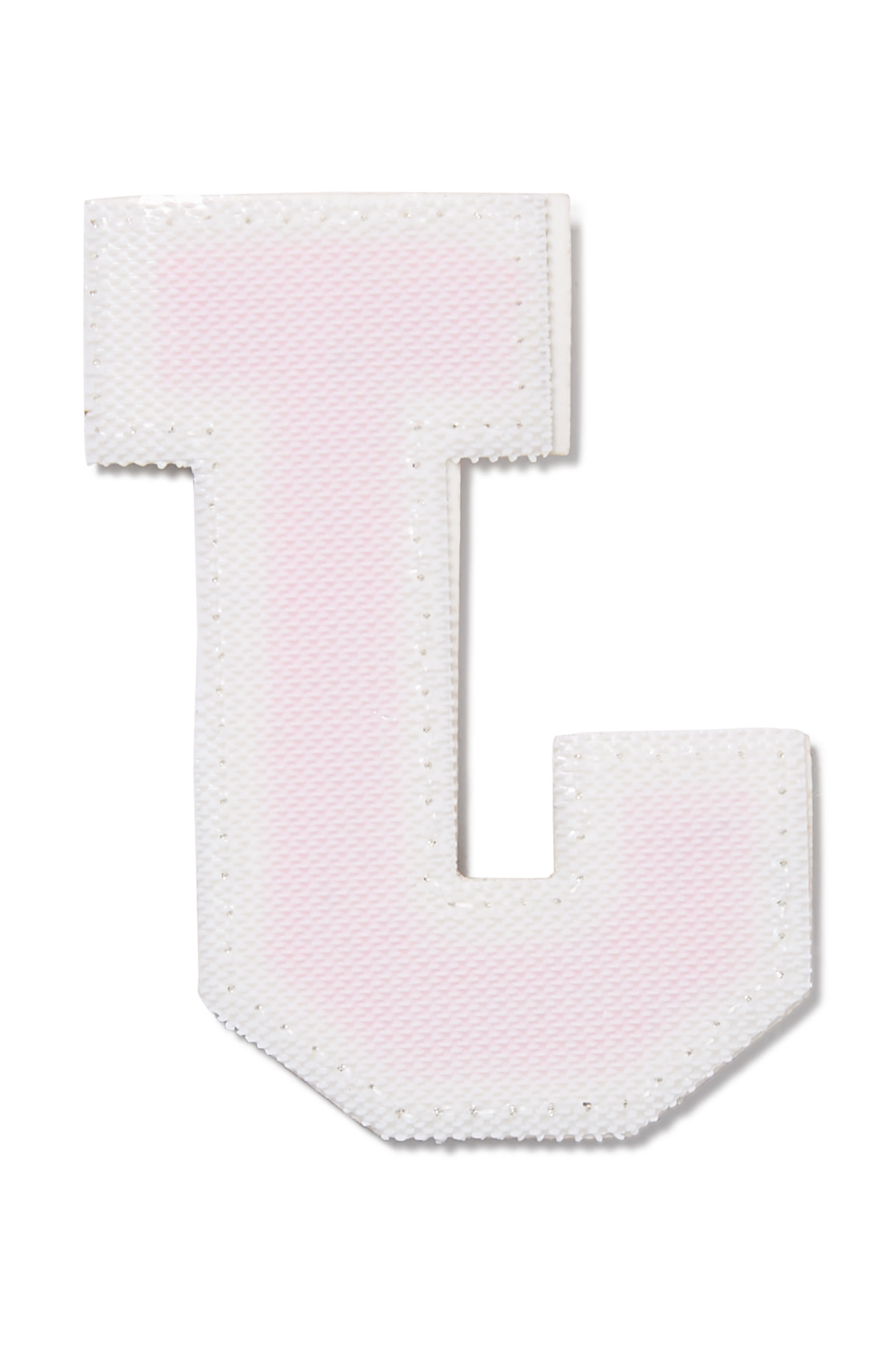 Kids Chenille Sparkle Letter 'J' Patch
