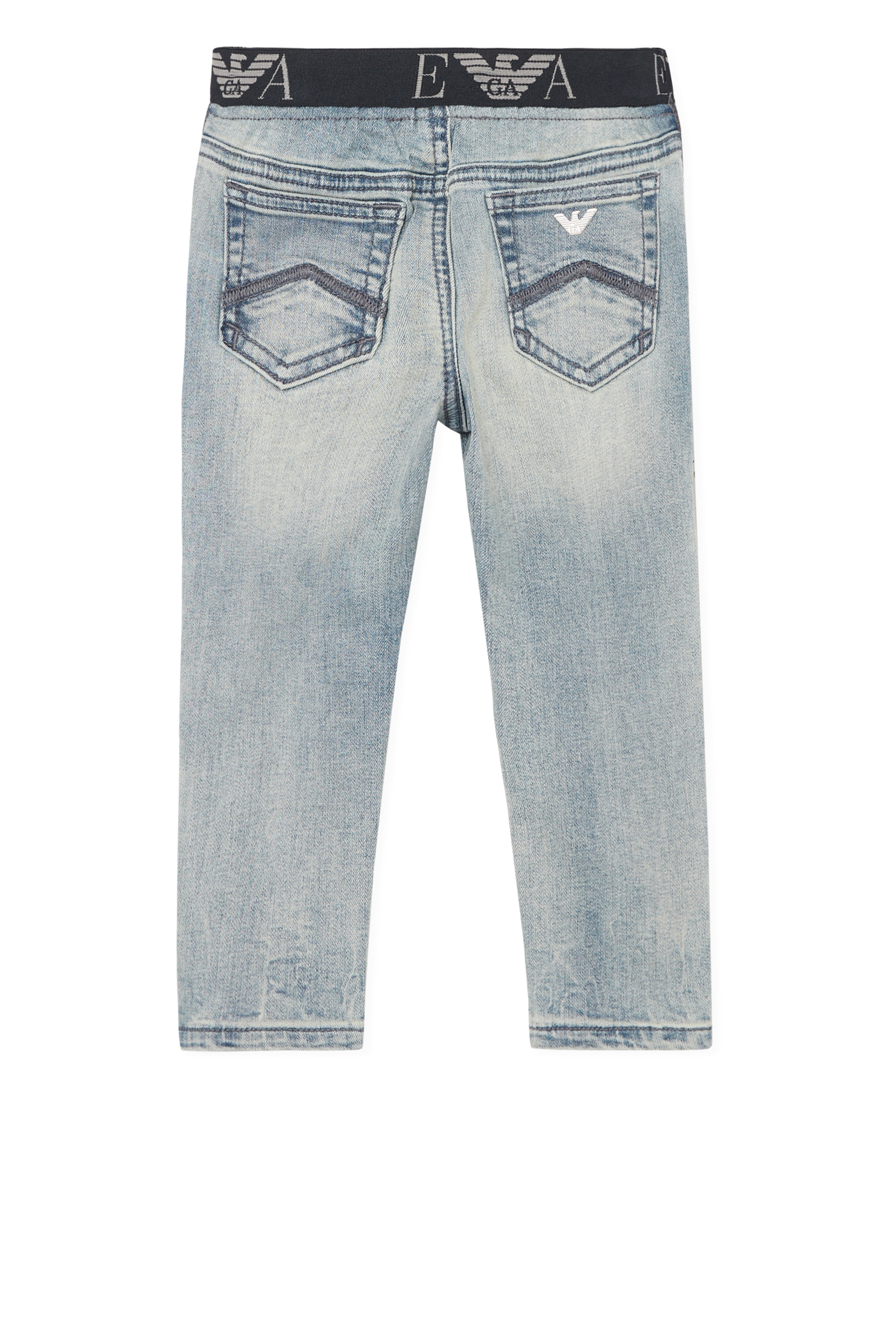 Logo Waist Denim Jeans