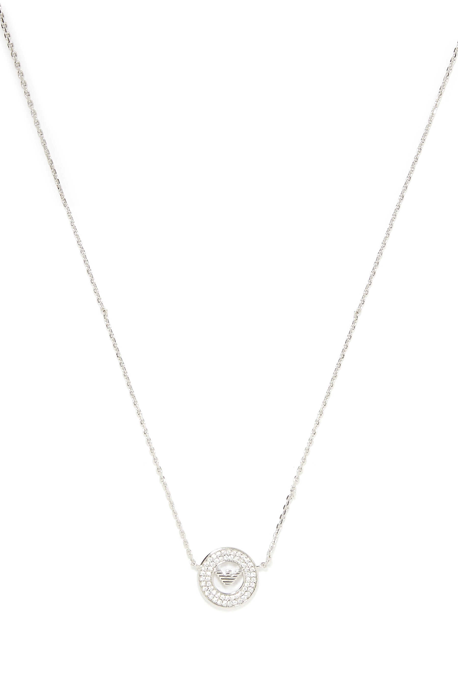 Eagle Circle Pendant Necklace