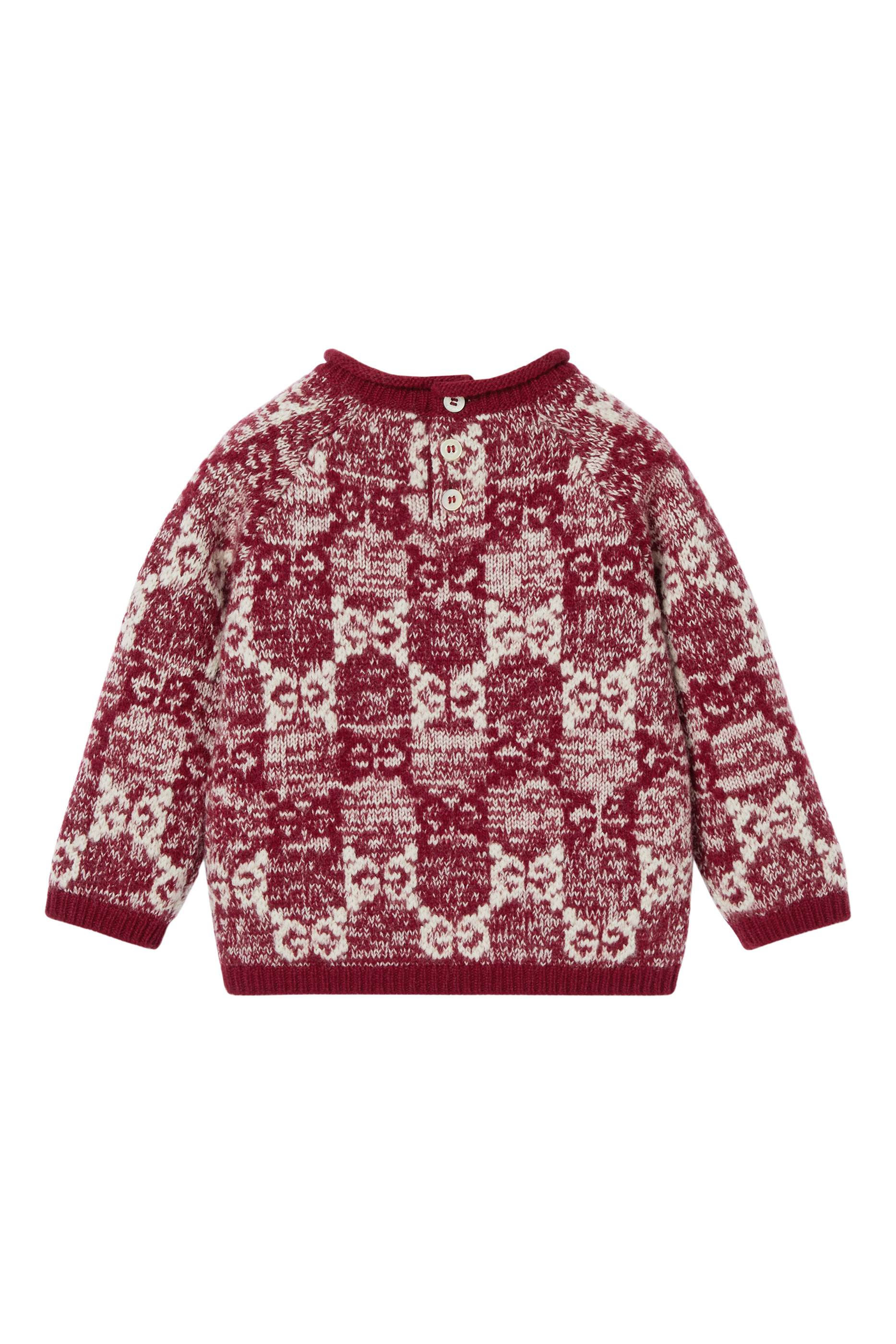 Kids GG Wool Jacquard Sweater