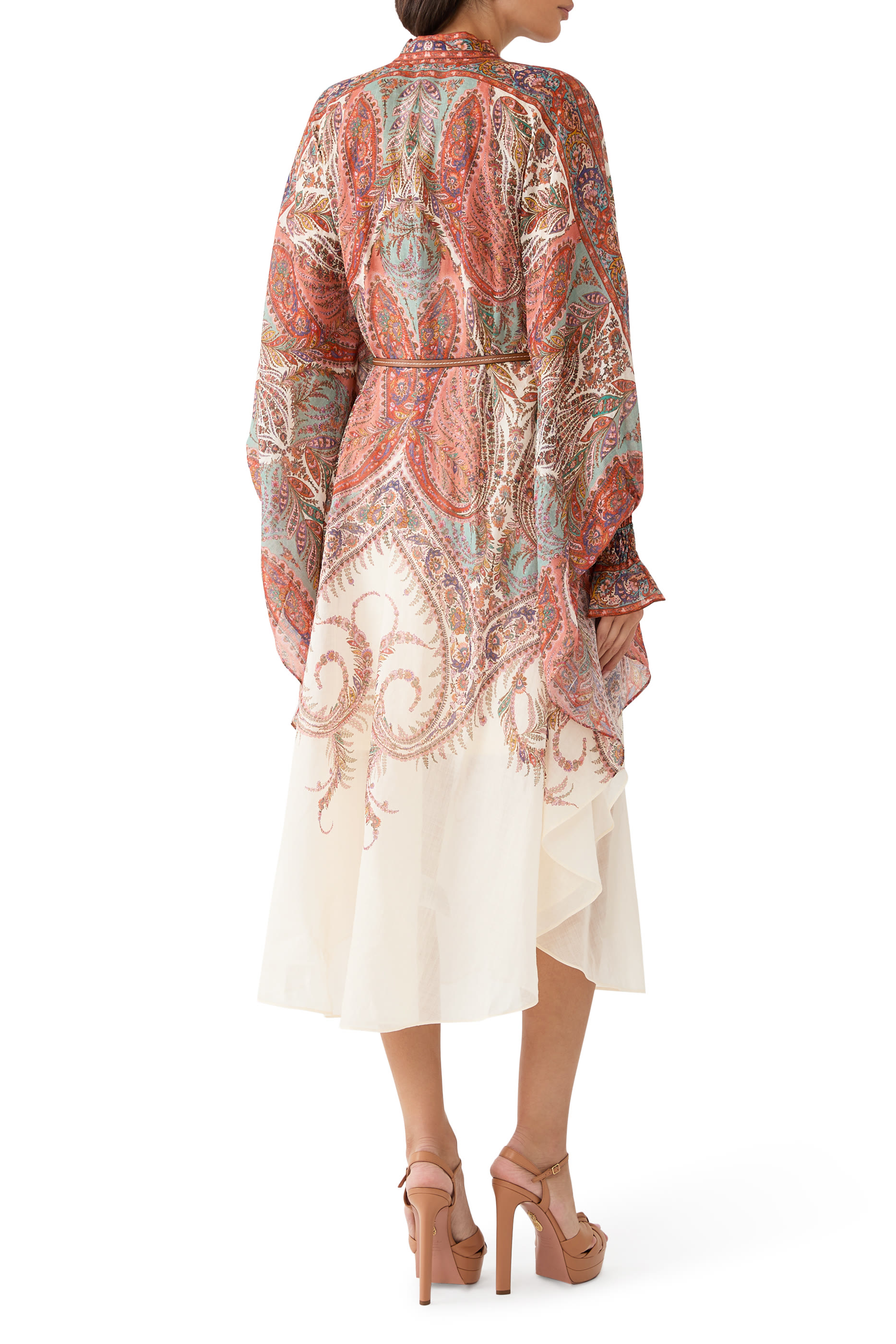 Rhiannon Tie Neck Midi Dress