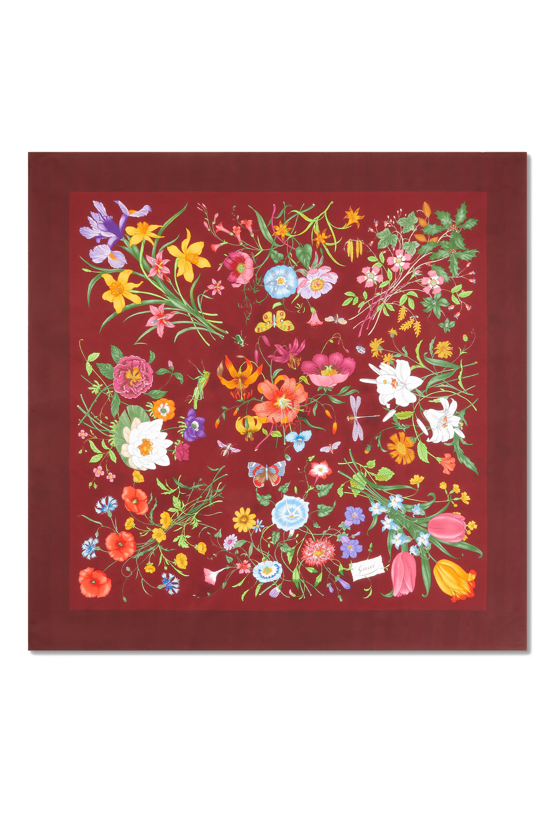 Printed Silk Twill Carré