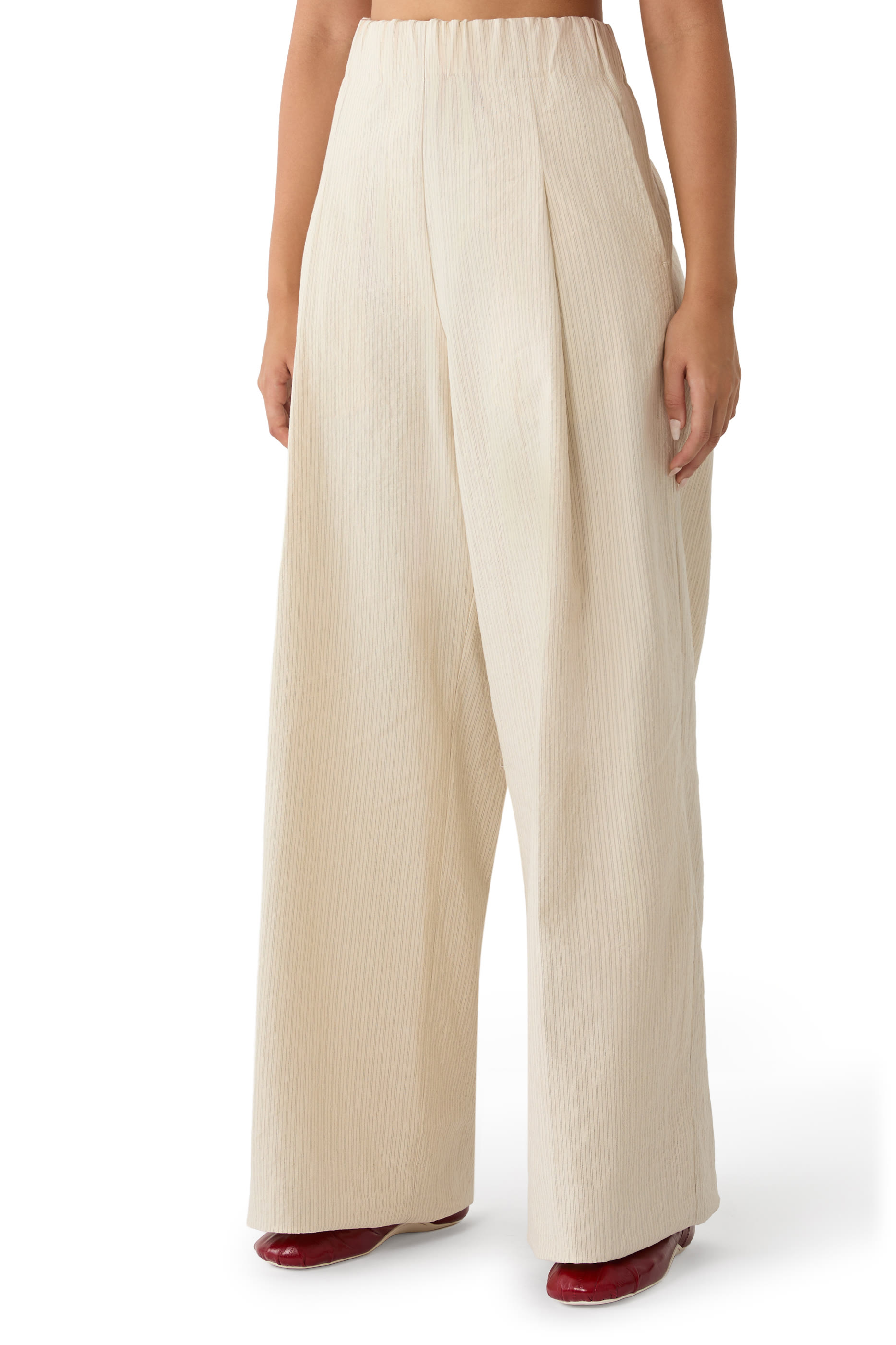Wide Pleated Pants 