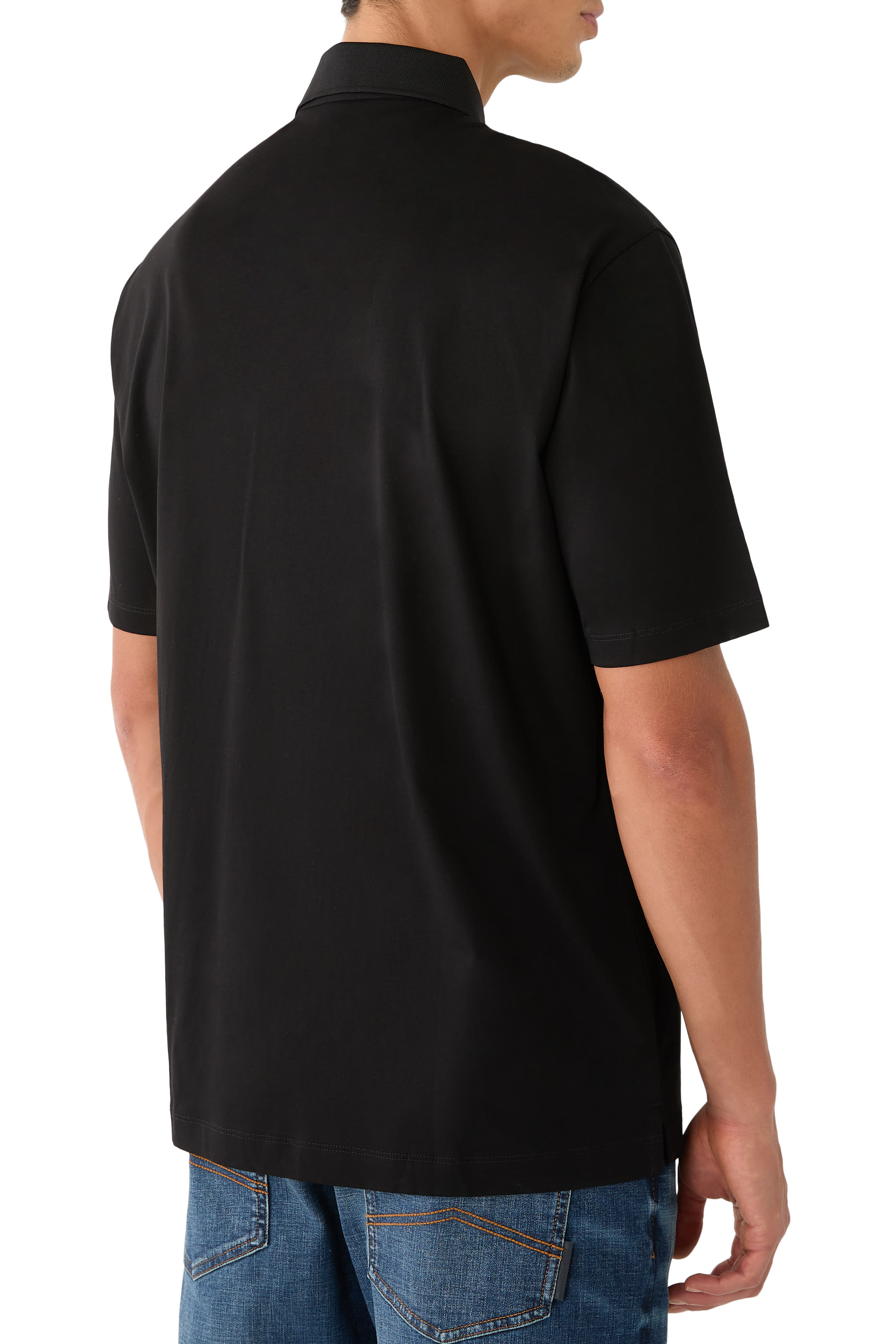 Regular Fit Mercerised Cotton Polo