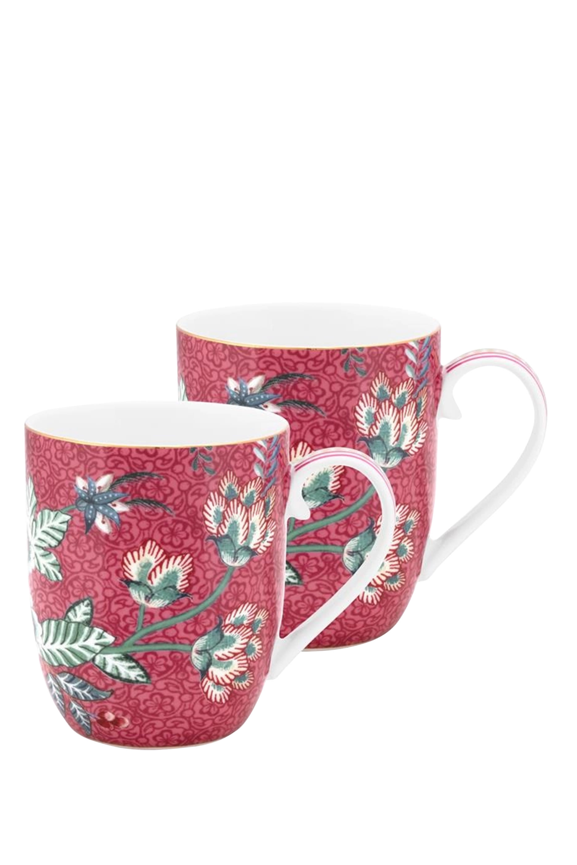 Flower Festival Small Mug, Set of 2